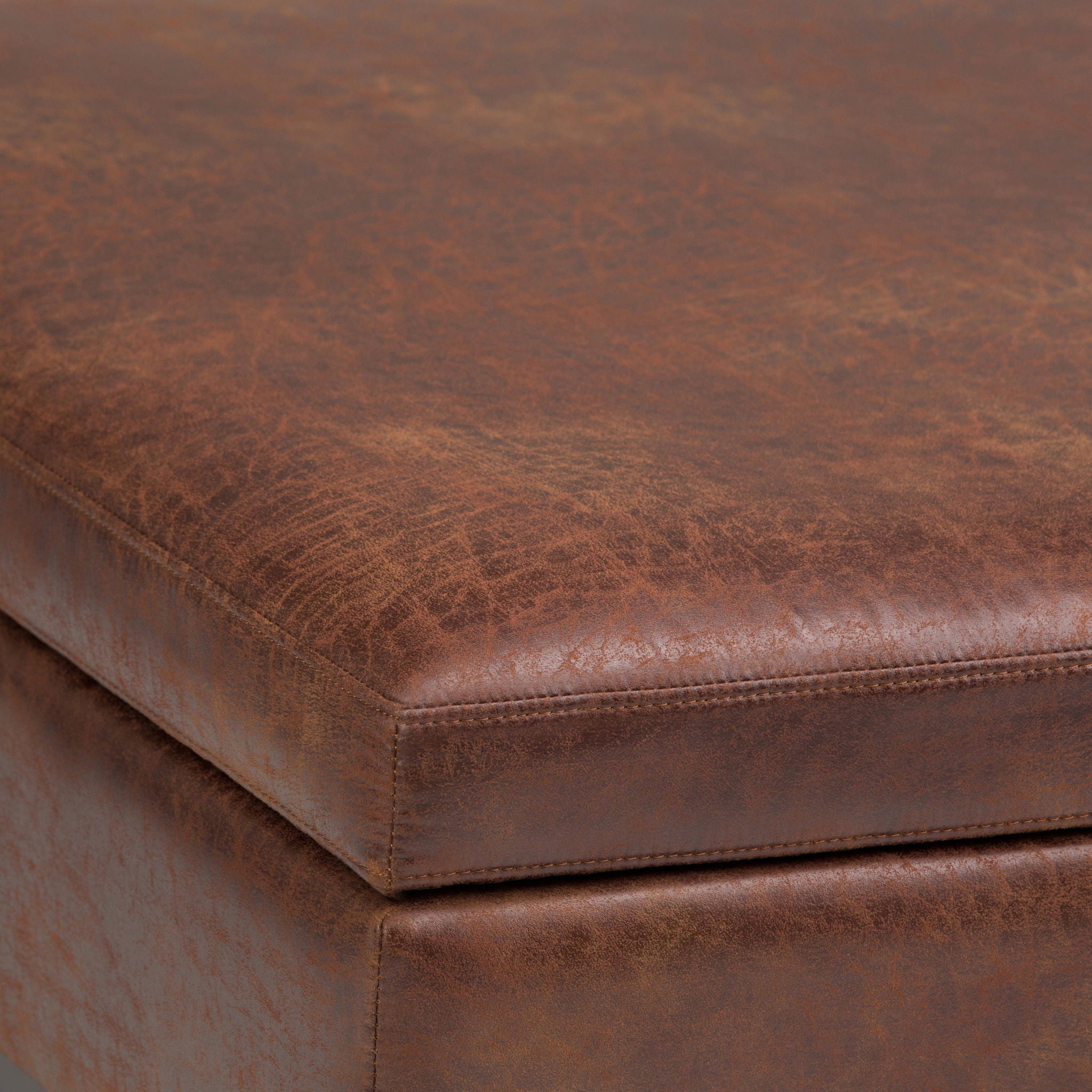 Owen - Multifunctional Square Coffee Table Storage Ottoman - Best Buy Furniture