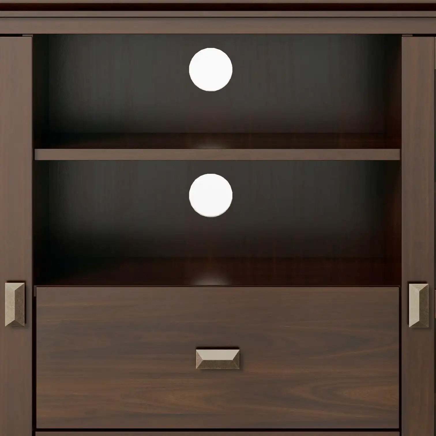Artisan - Handcrafted Tall TV Media Stand - Best Buy Furniture