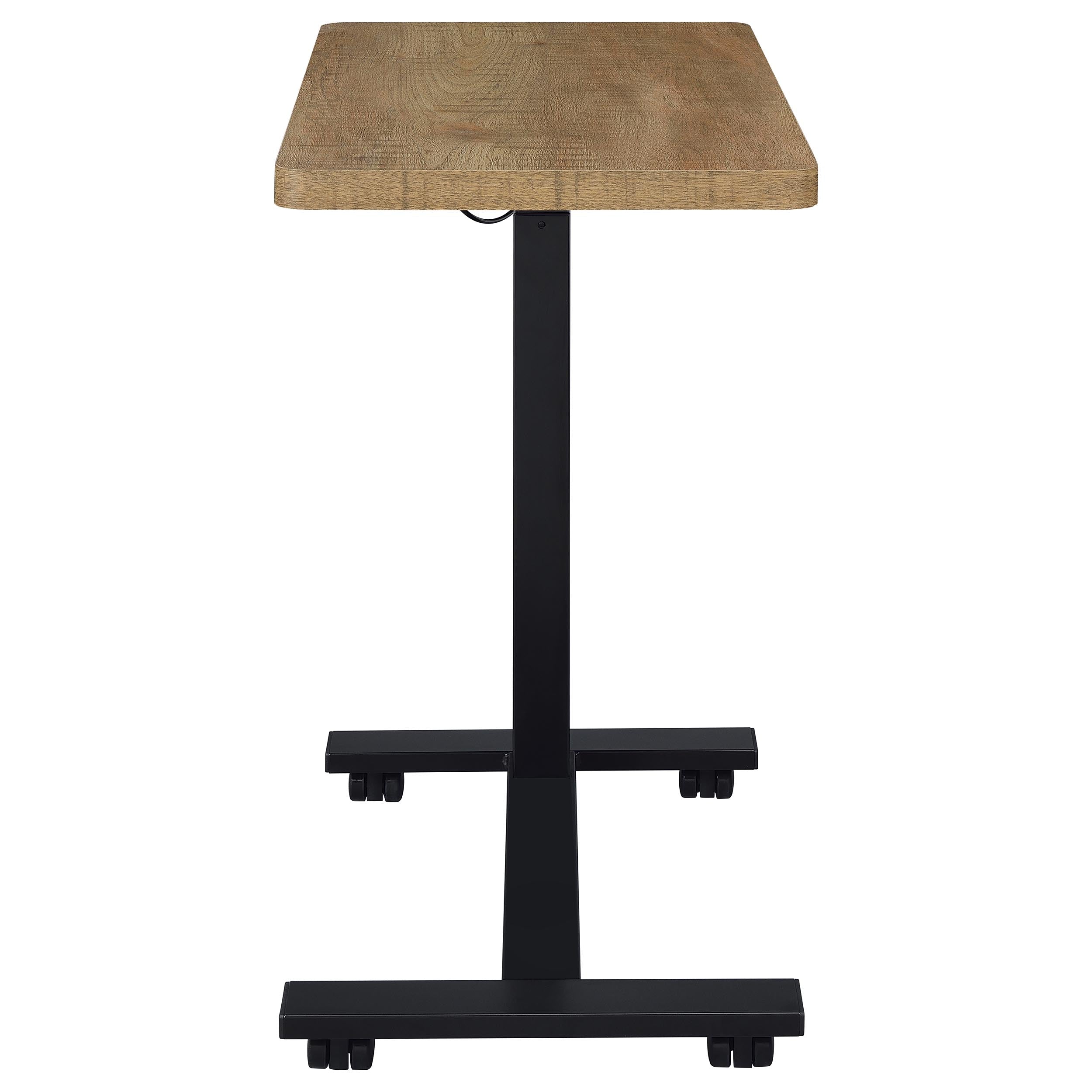 Westpark Pneumatic Adjustable C-Shape Side Table with Casters Mango-