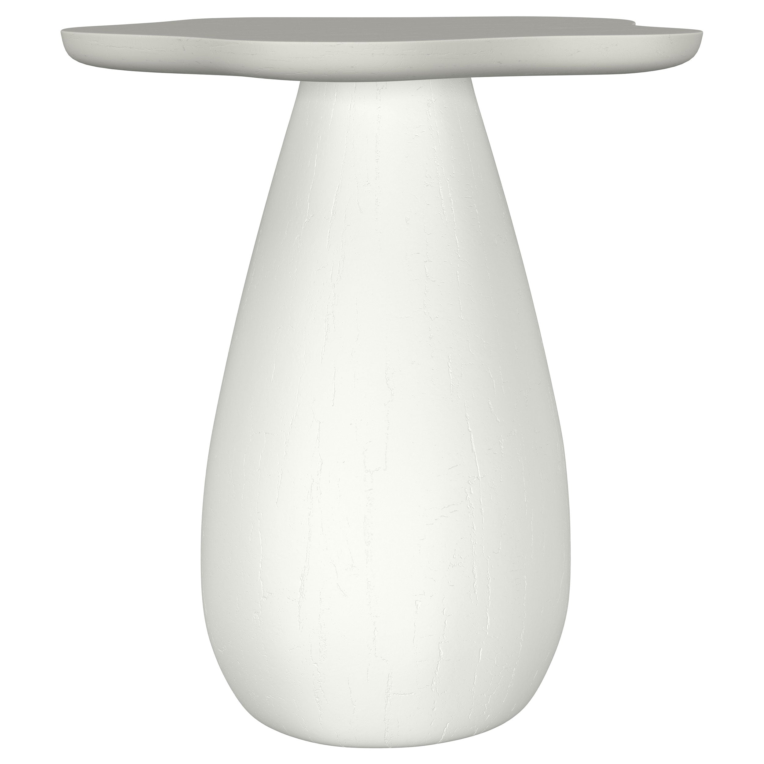 Perth 20-inch Side Table with Cloud-Shaped Top Off White-