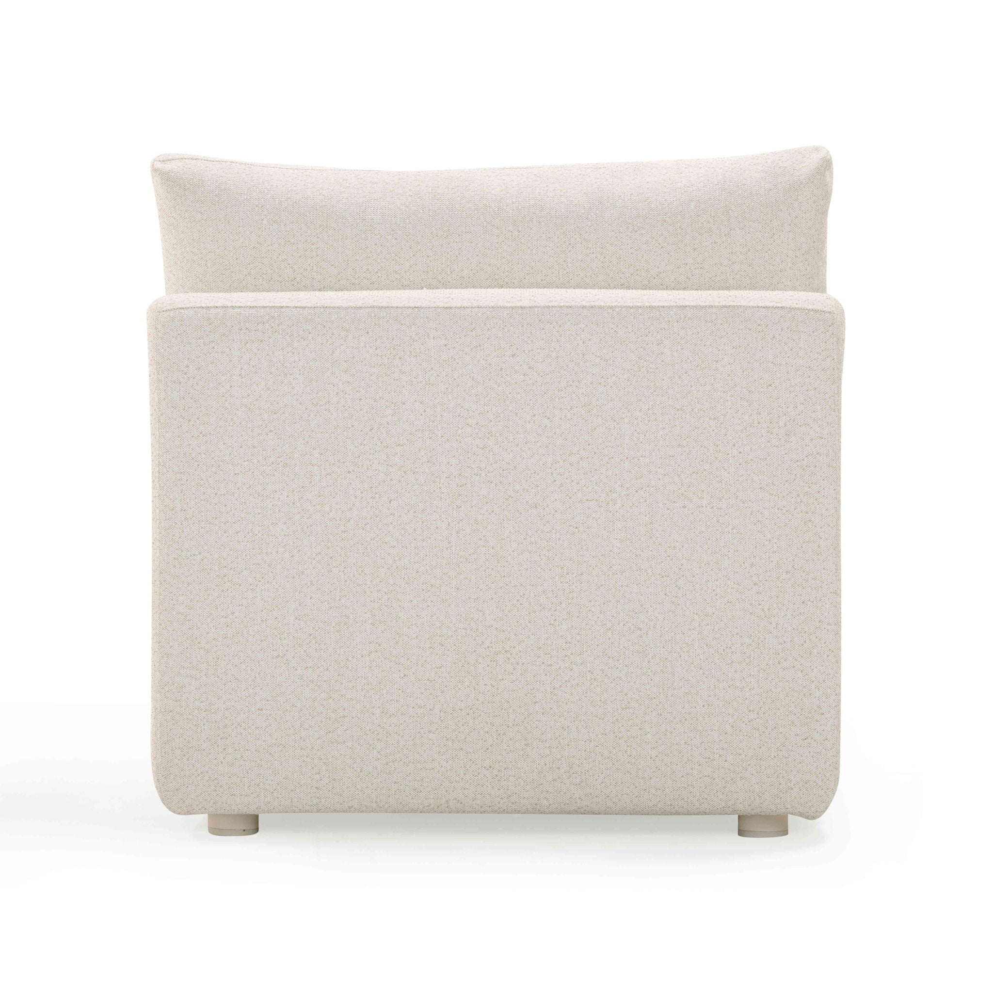 Hangover - Outdoor Modular Armless Chair - Cream