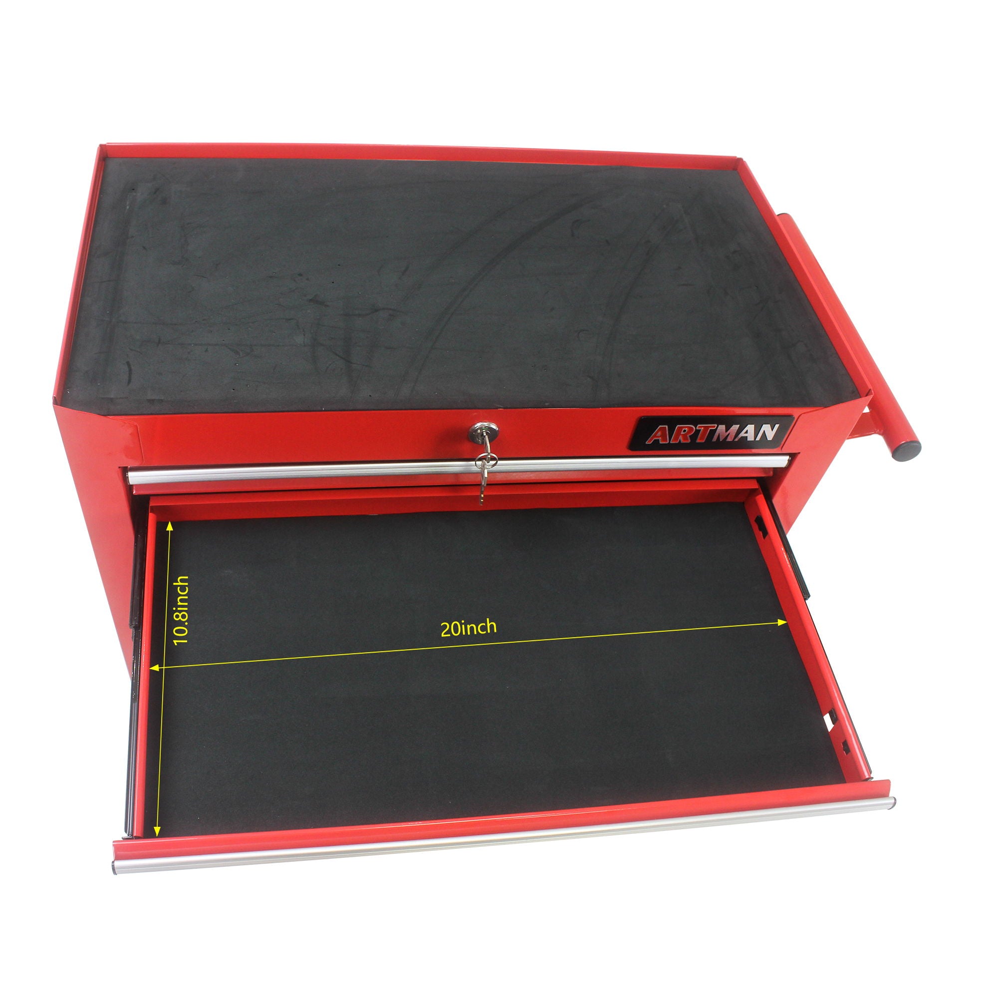 7 Drawers Multifunctional Tool Cart With Swivel Wheels