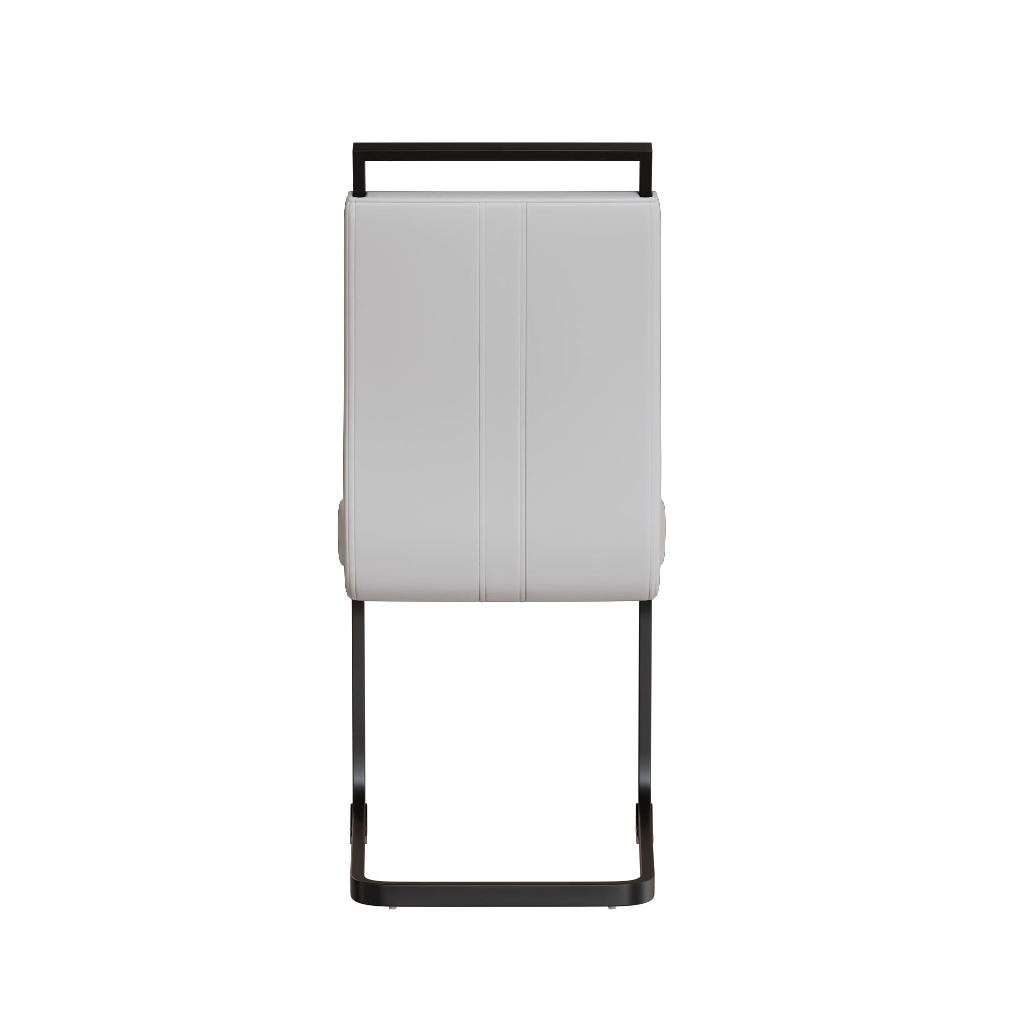 Modern Dining Chairs With High Back Upholstered Design Metal Legs