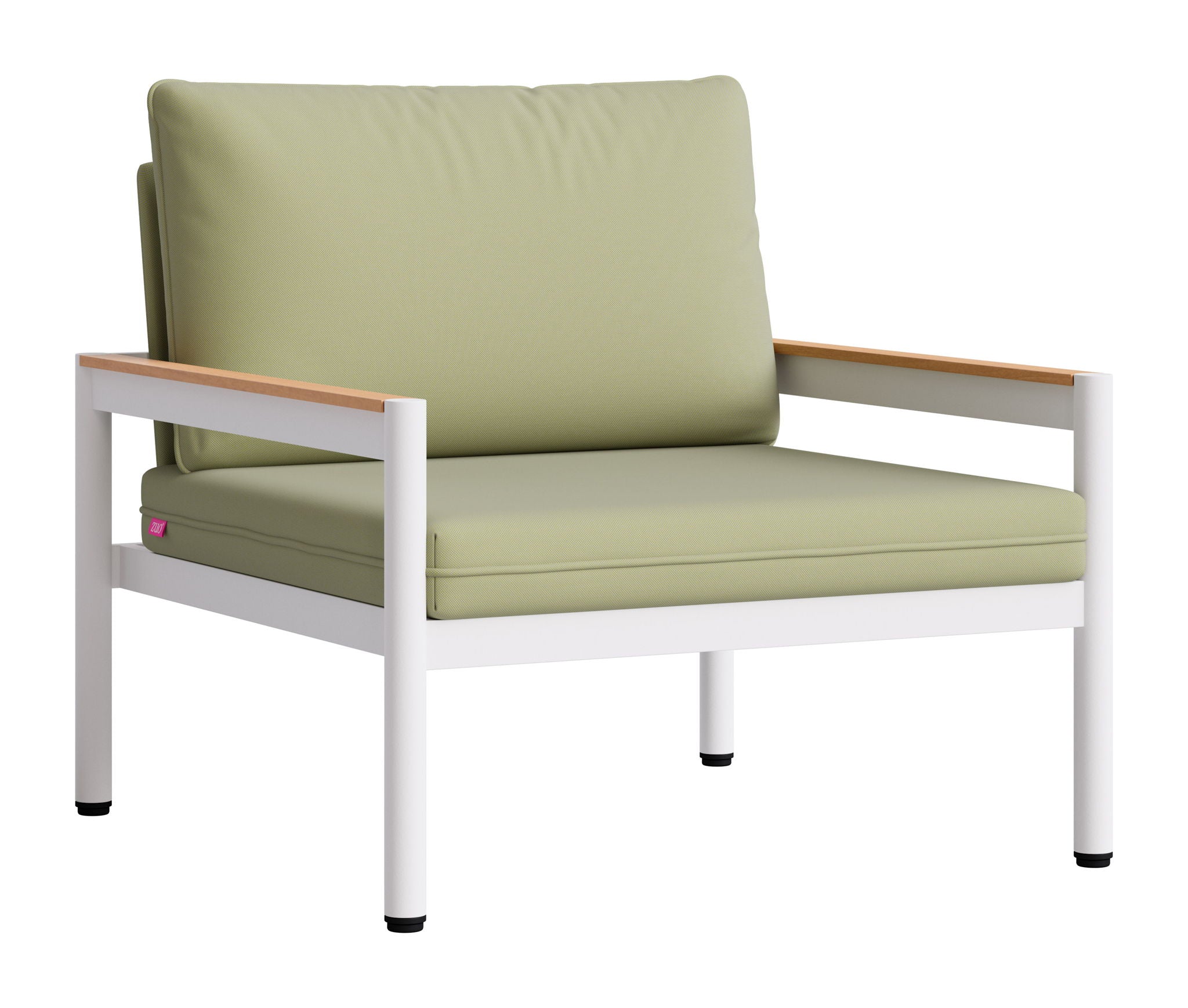 Lychee - Armchair - Green / White