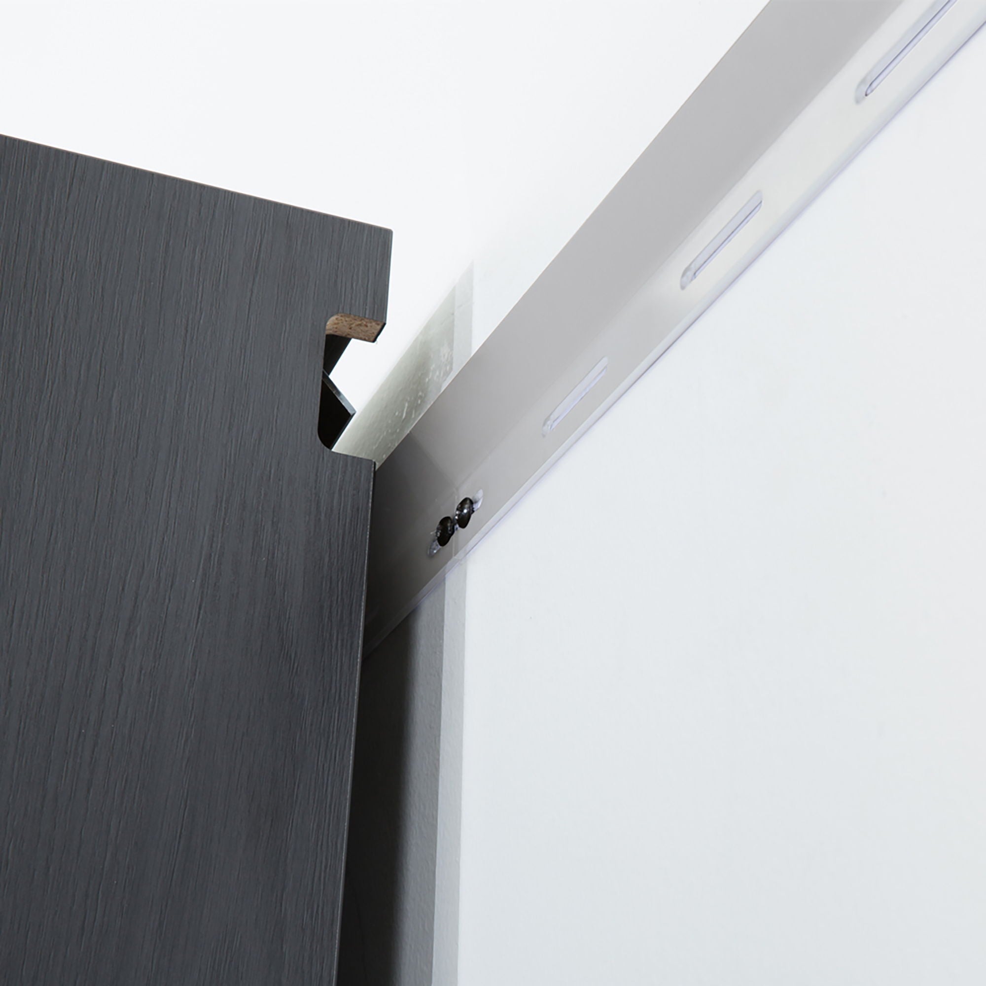 Astro Series - Garage Cabinet Set C With Soft Closing Drawers - Metallic Gray - Best Buy Furniture