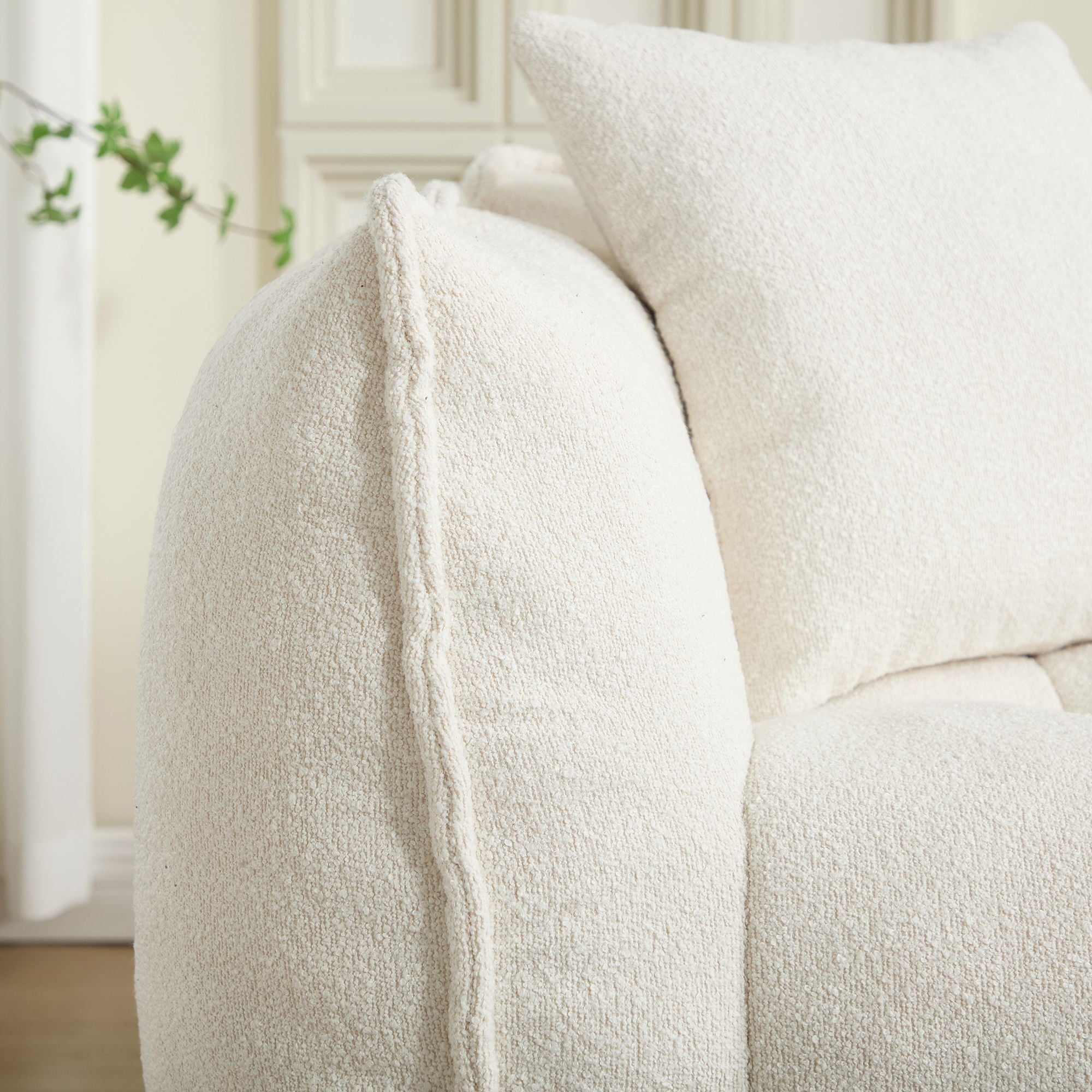Cozy Beanbag Chair With High Resilience Foam Core For 2