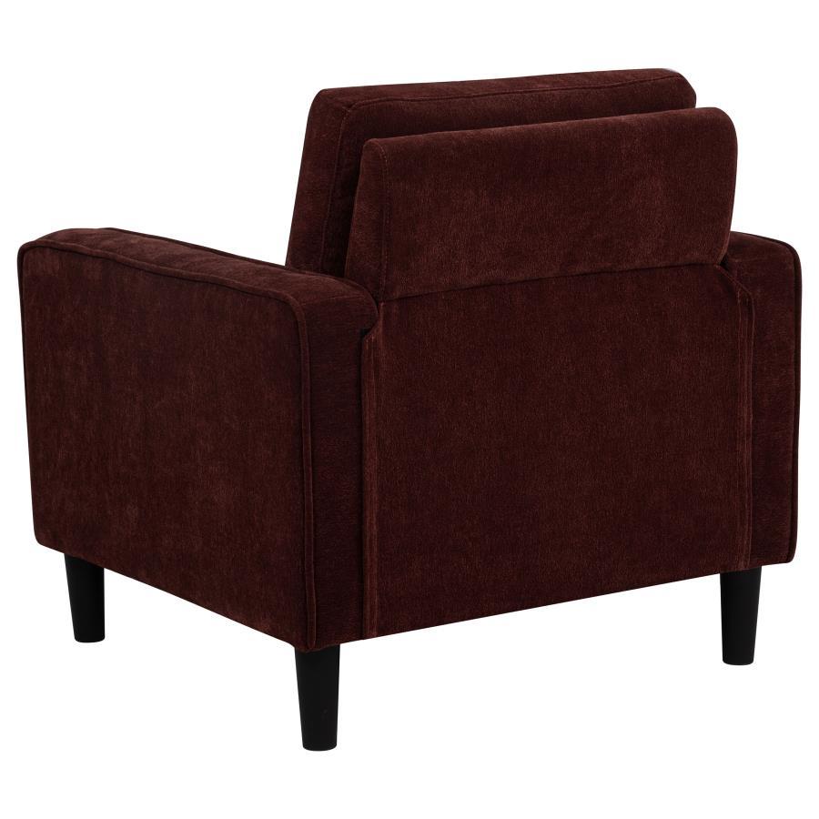 Ruth - Upholstered Track Arm Sofa Set