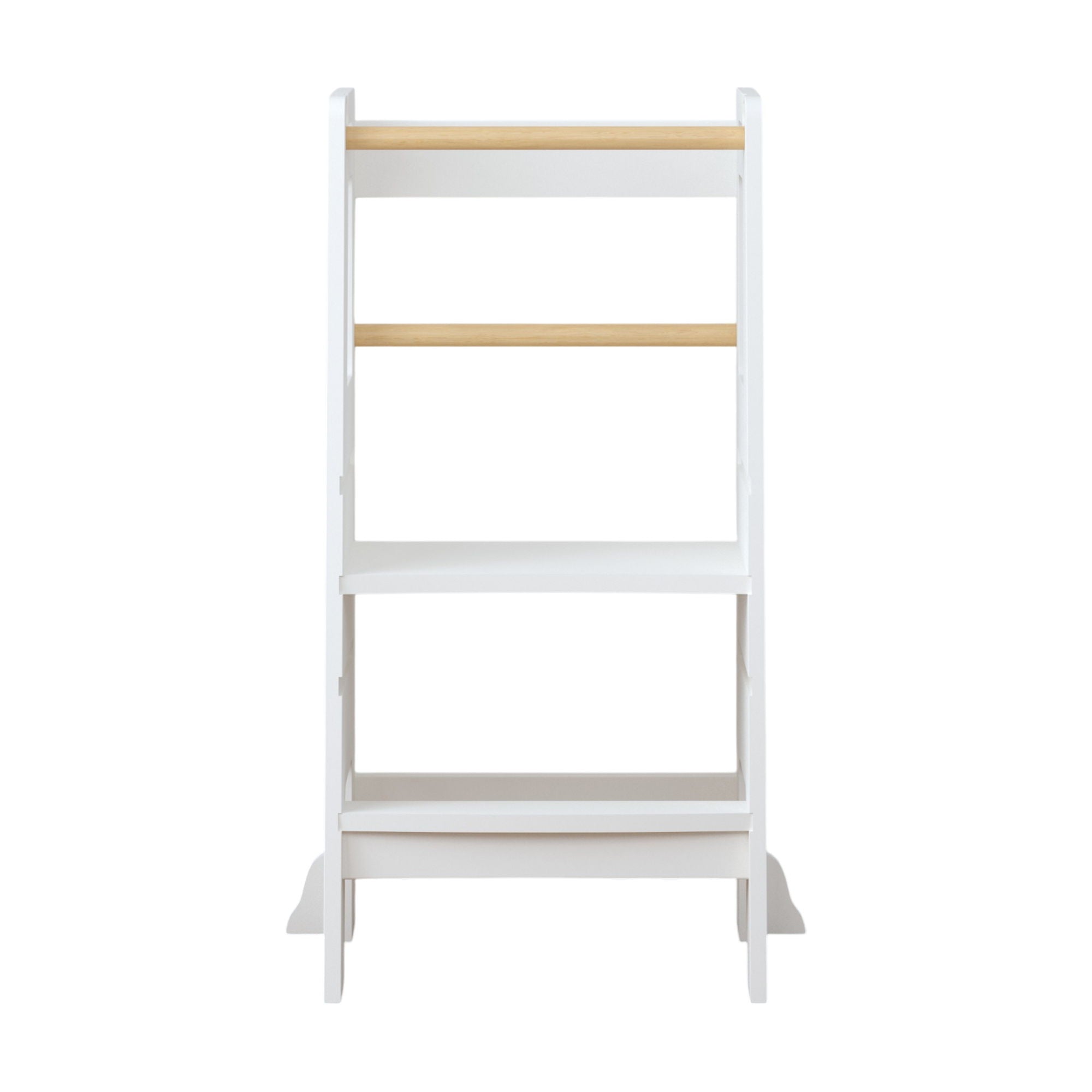 Standing Tower, Child Kitchen Step Stool Toddler, Montessori Stool Adjustable Height - White