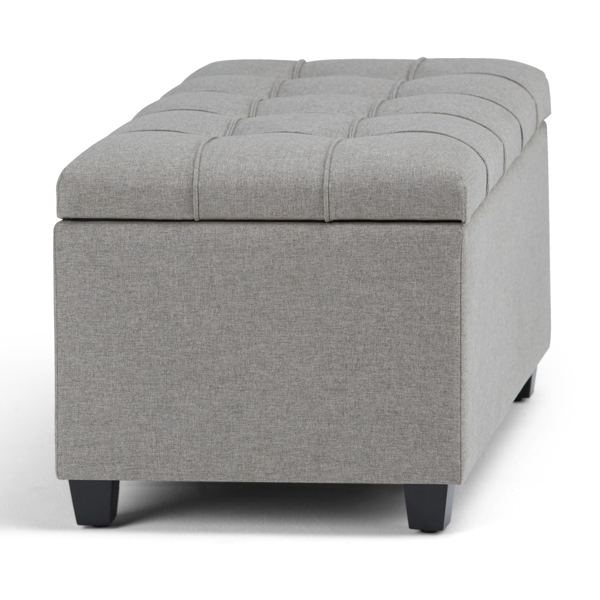 Sienna - Upholstered Storage Ottoman Bench - Best Buy Furniture