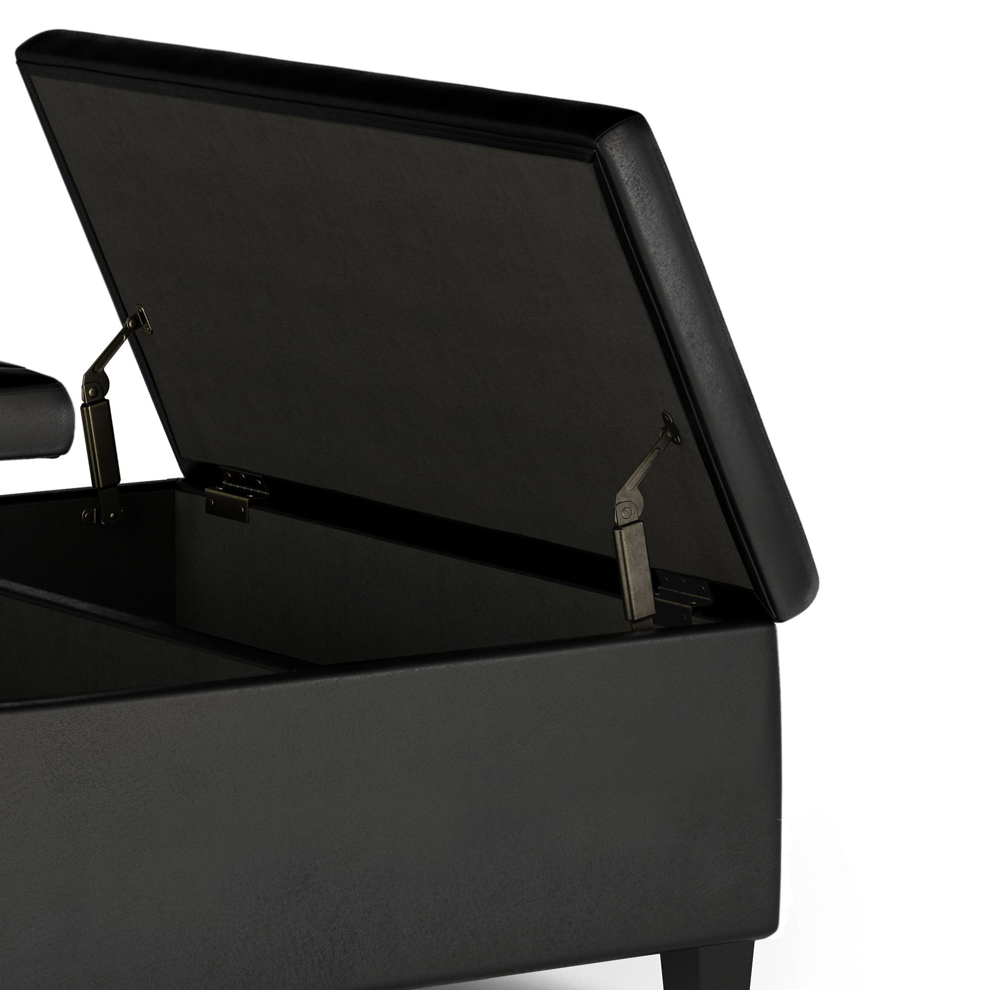 Ellis - Coffee Table Storage Ottoman Contemporary Design - Best Buy Furniture