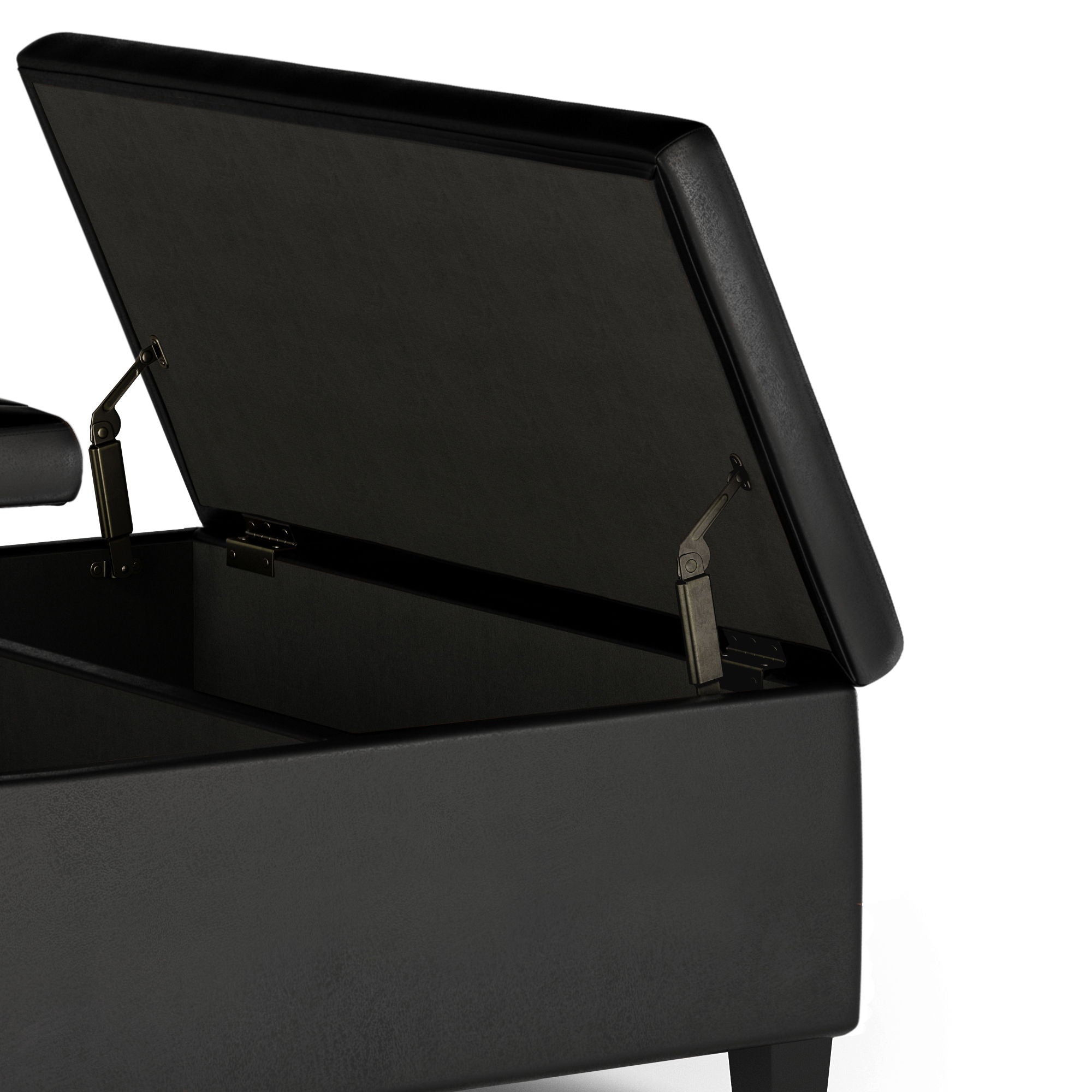 Ellis - Coffee Table Storage Ottoman Contemporary Design - Best Buy Furniture