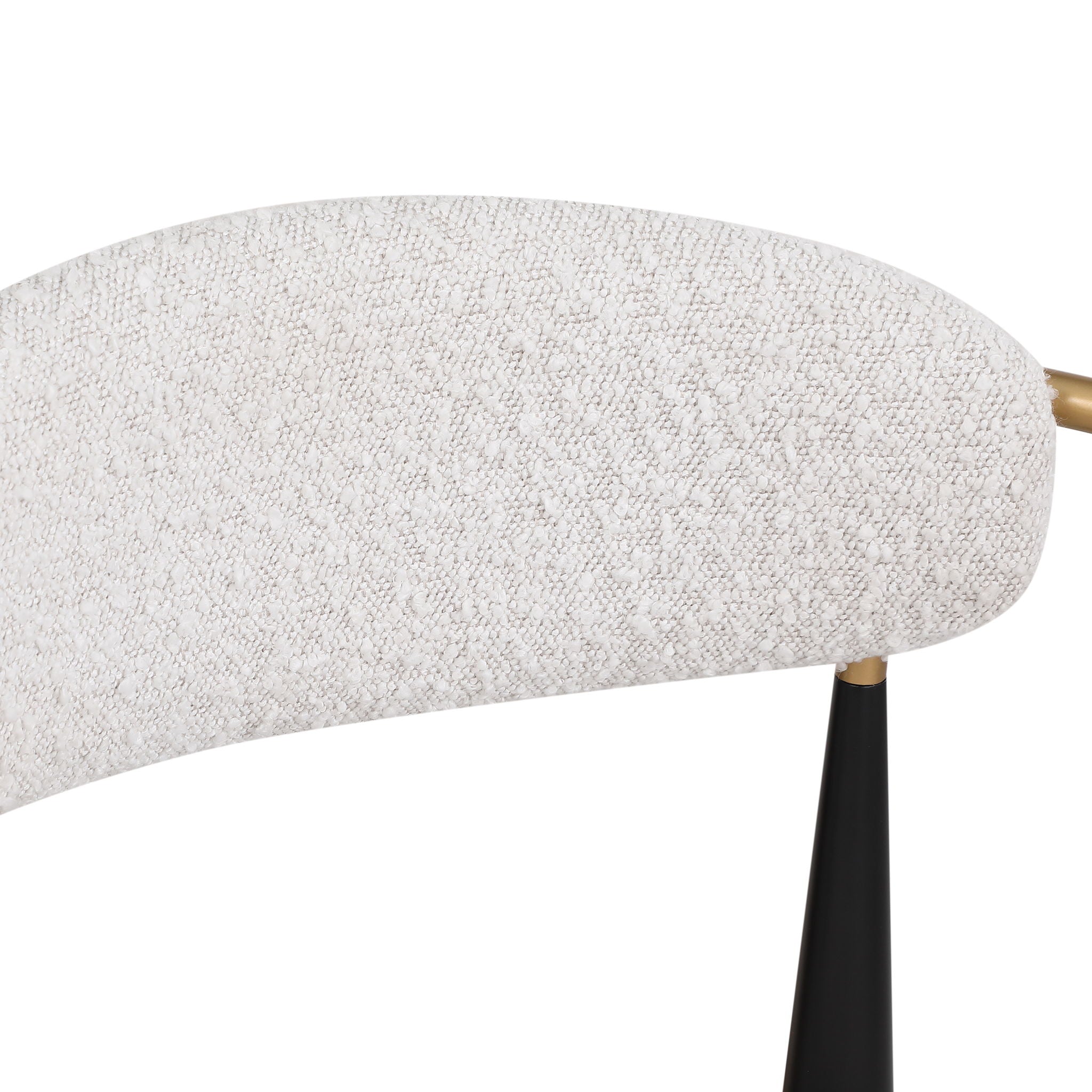 Upholstered Bar Stools With Backs For Kitchen Island (Set of 2) - Beige