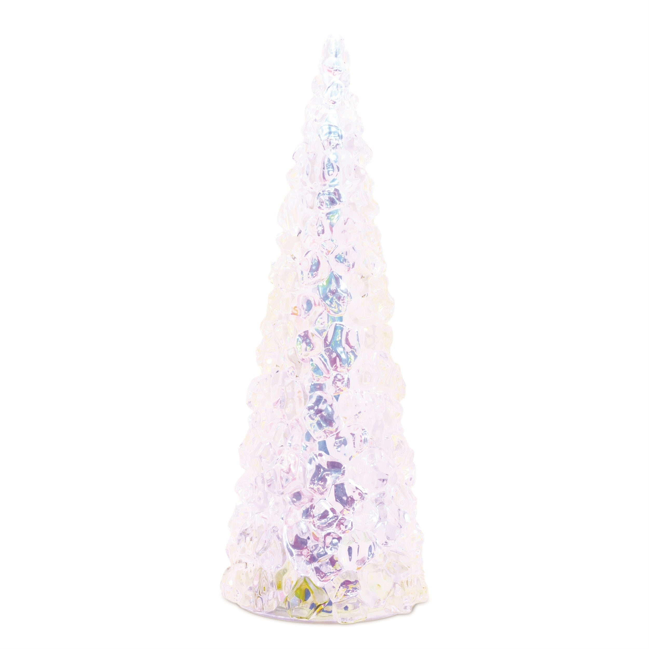 Iridescent LED Pine Tree 17.5"H