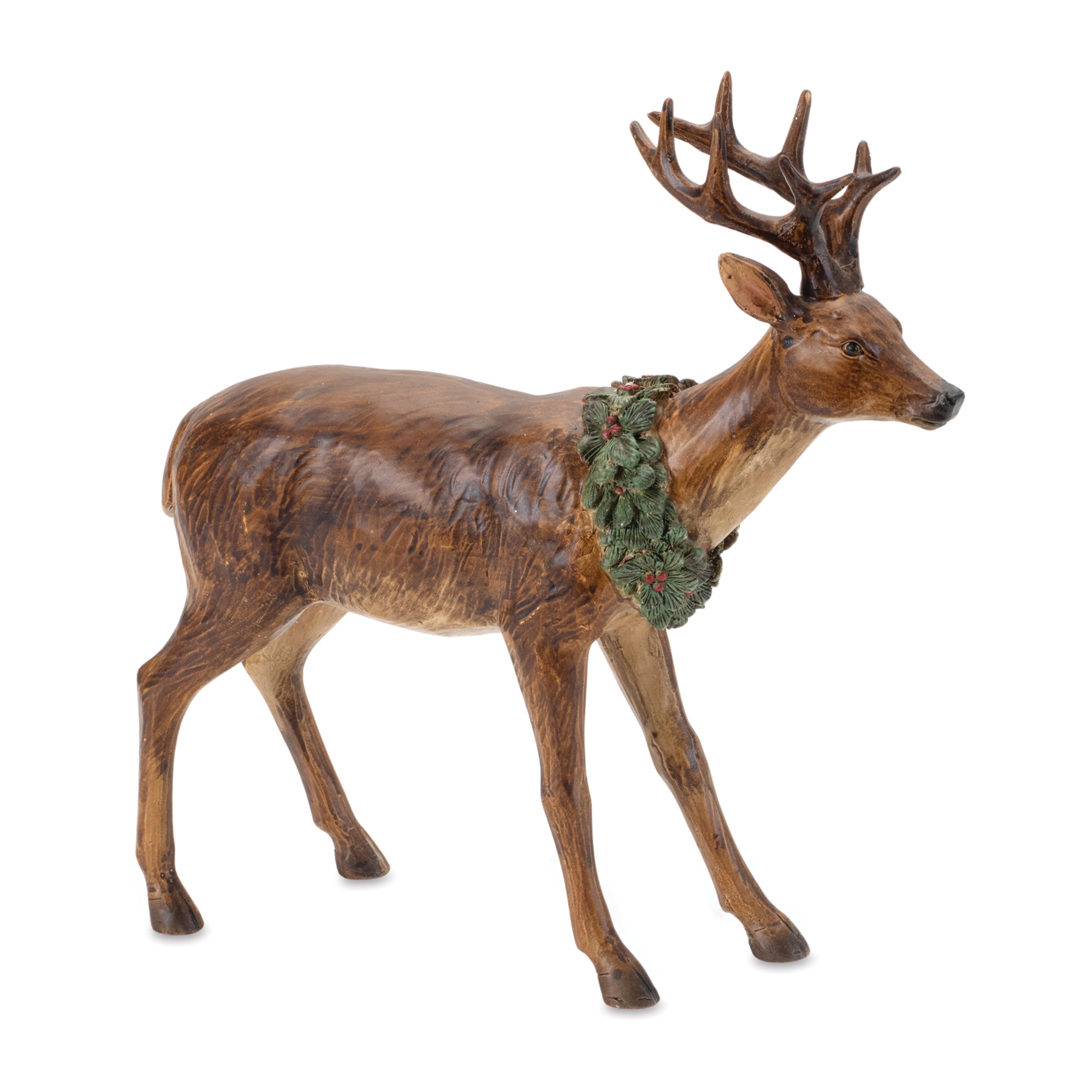 Winter deer figurine (set of 2)