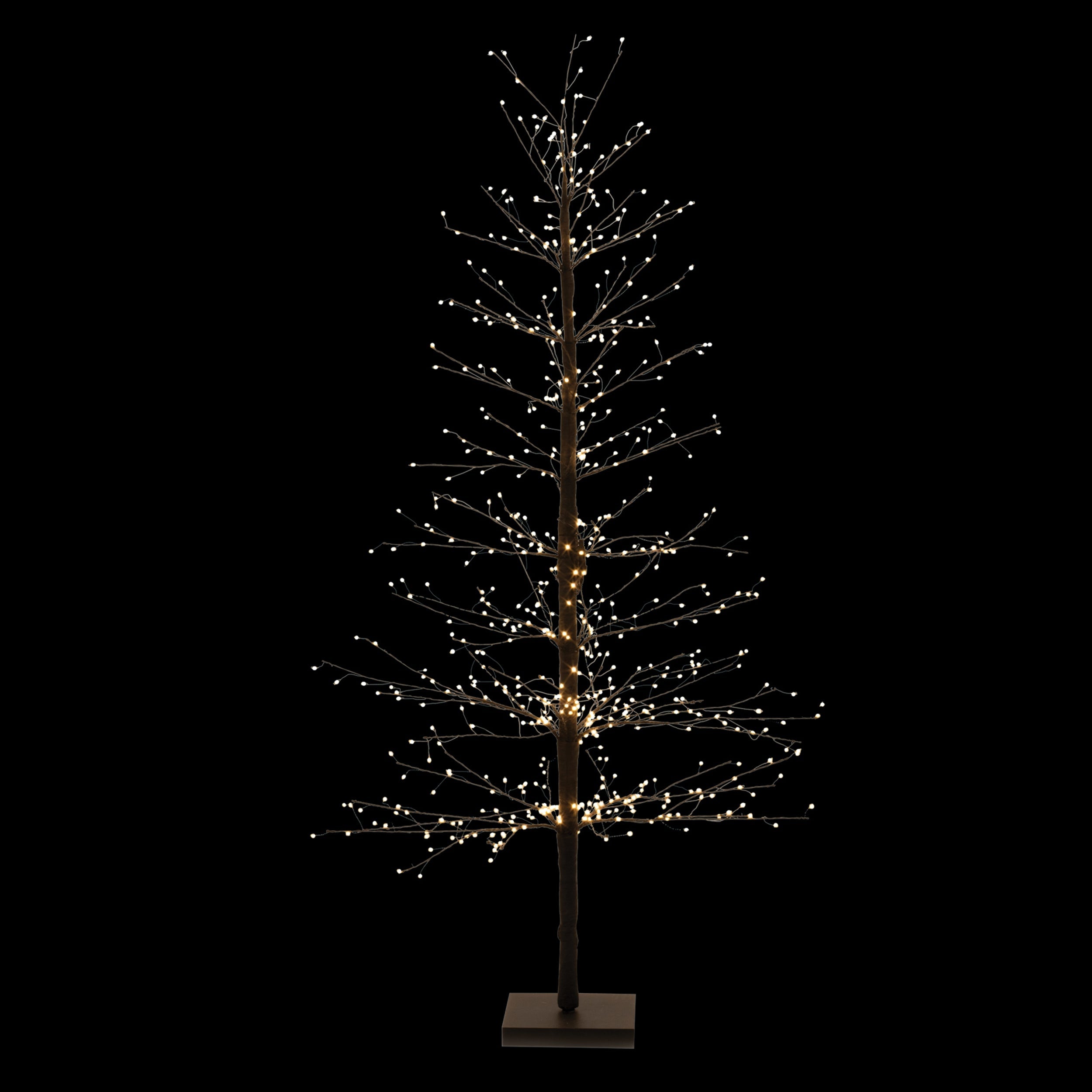 Black LED Twig Tree 5'H