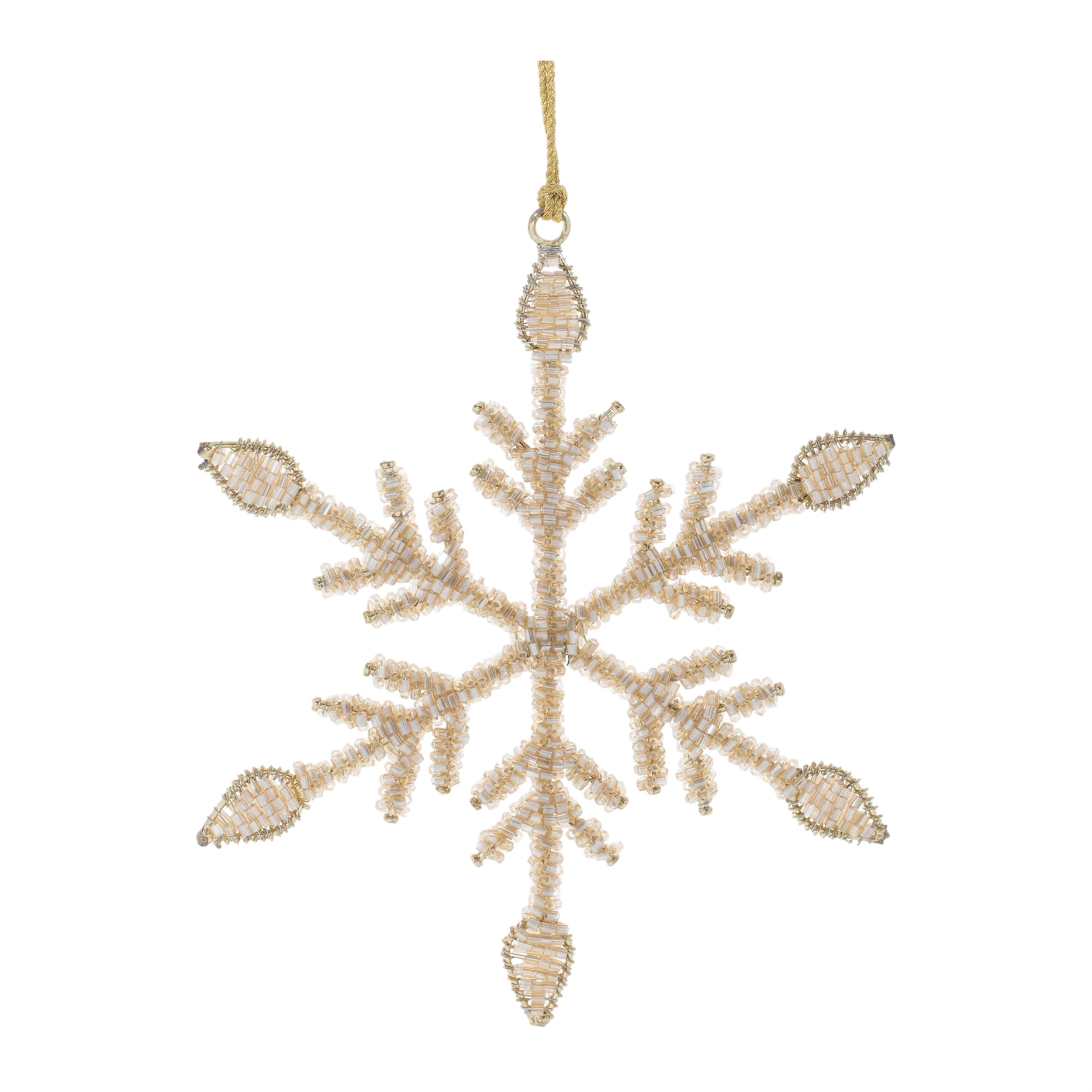 Beaded-Metal-Snowflake-Ornament-(Set-of-12)-Christmas-Ornaments