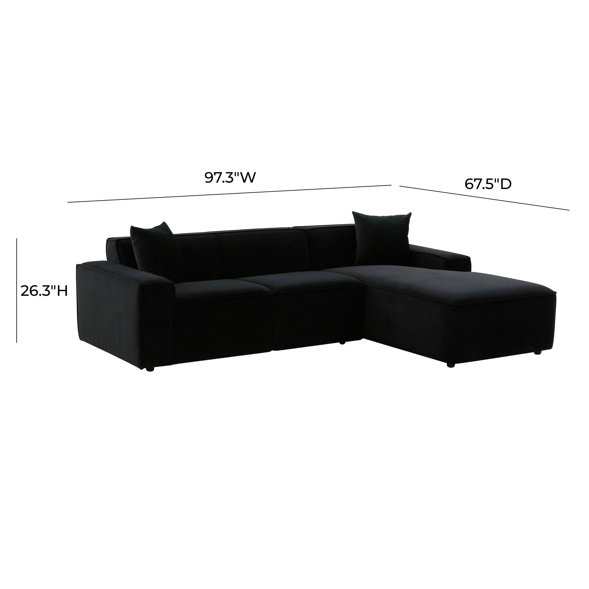 Olafur - Velvet Sectional