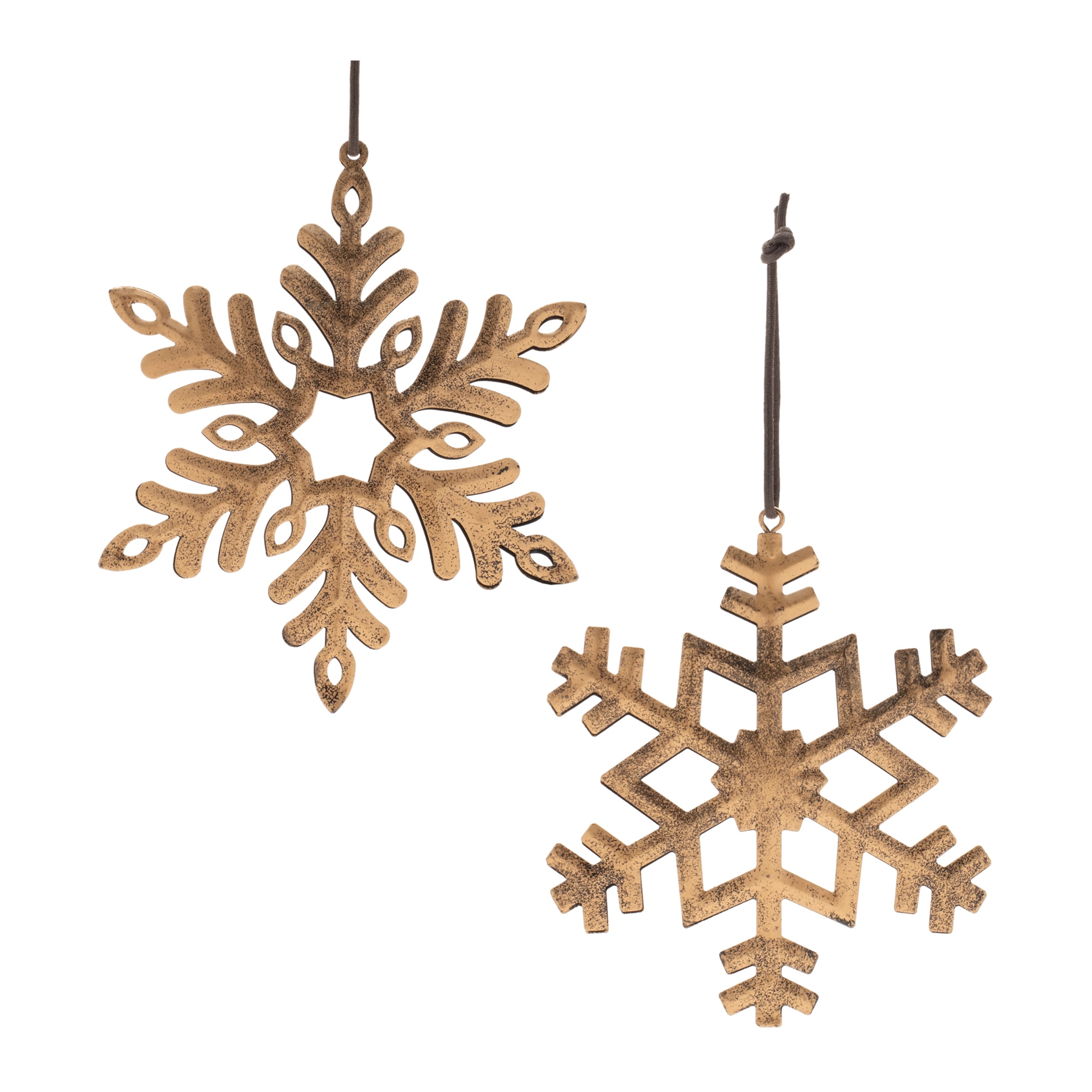 Distressed-metal-snowflake-(set-of-12)-Christmas-Decor