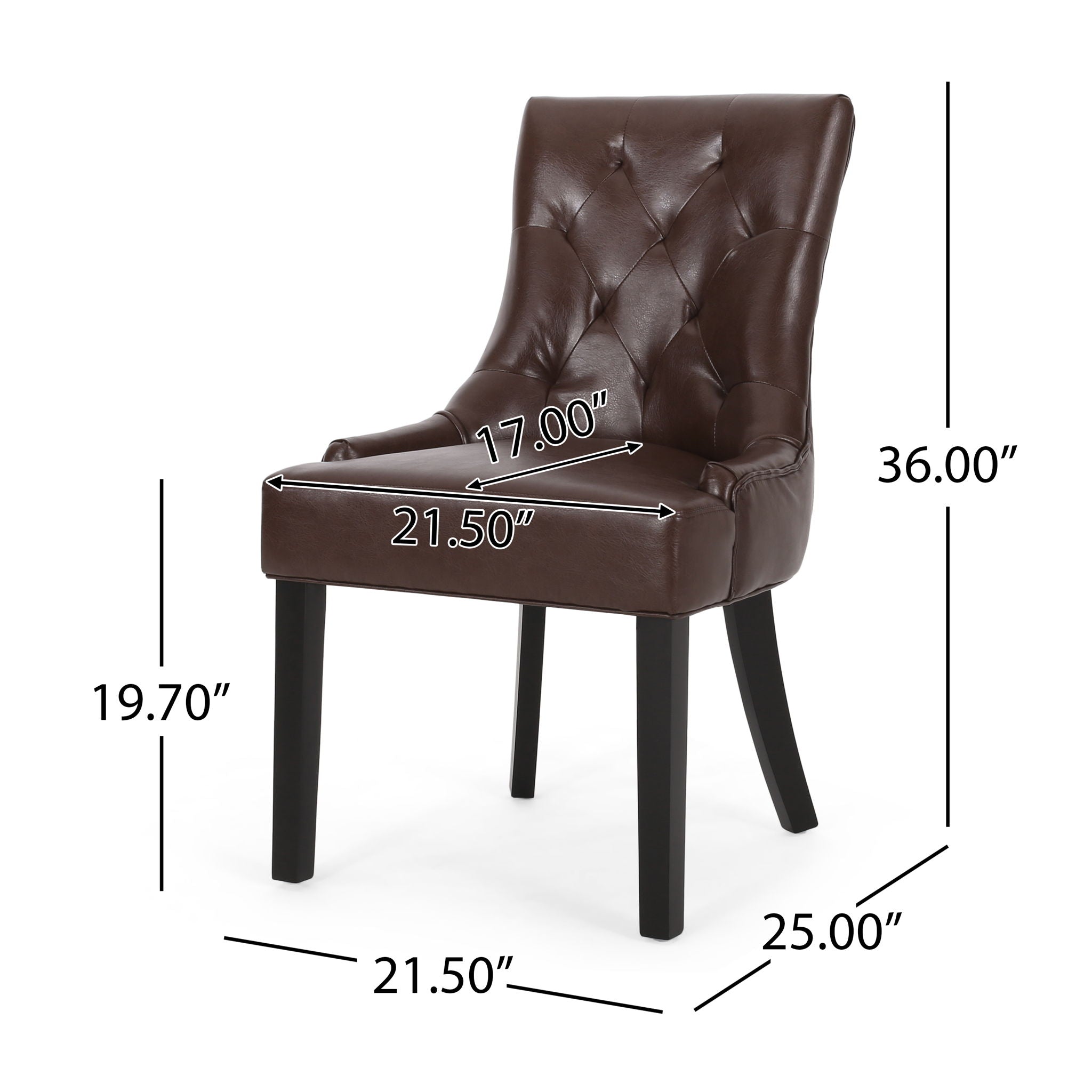 Cheney - Contemporary Dining Chair Tufted Upholstery (Set of 2)