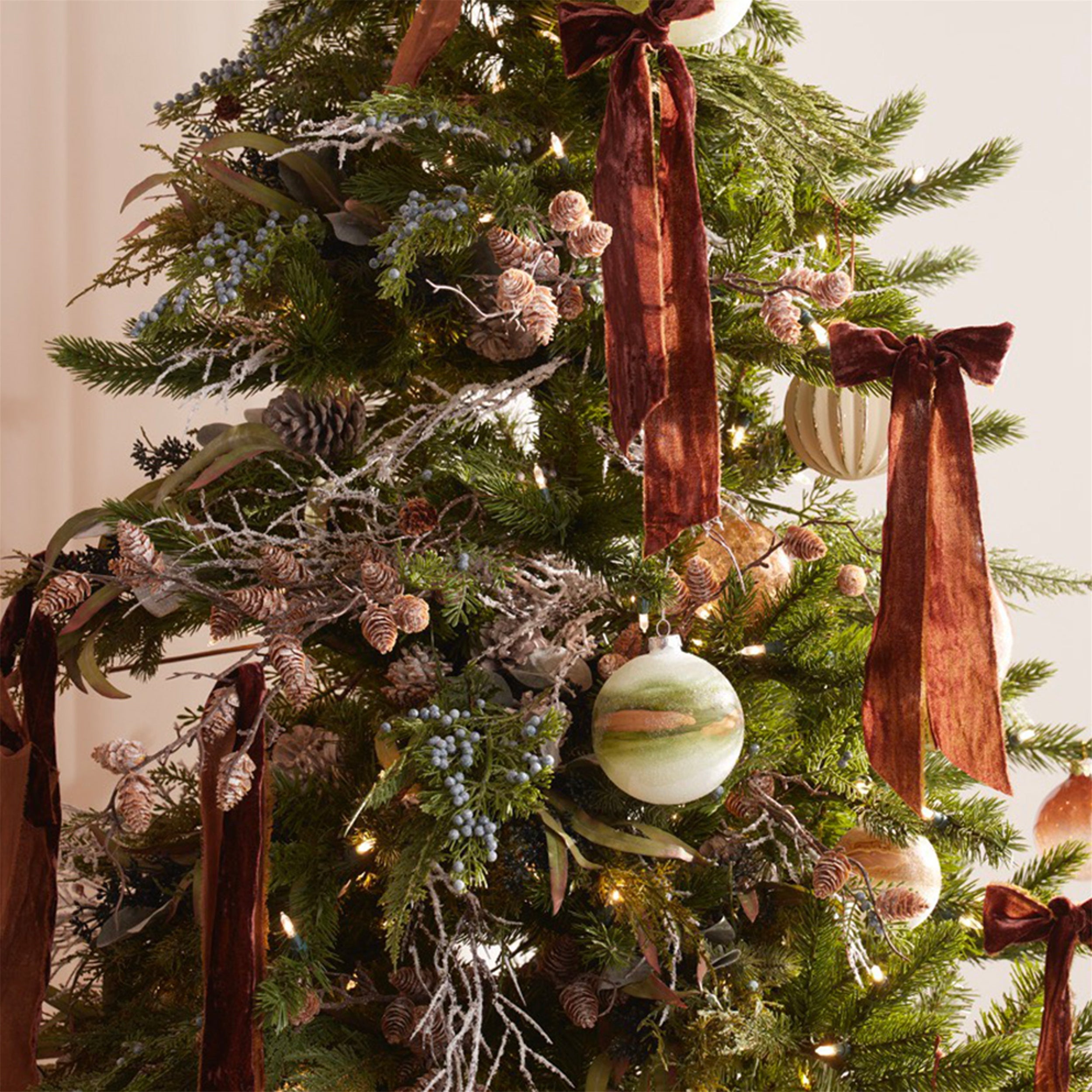 Raw edge velvet ribbon 2" x 10 yds.