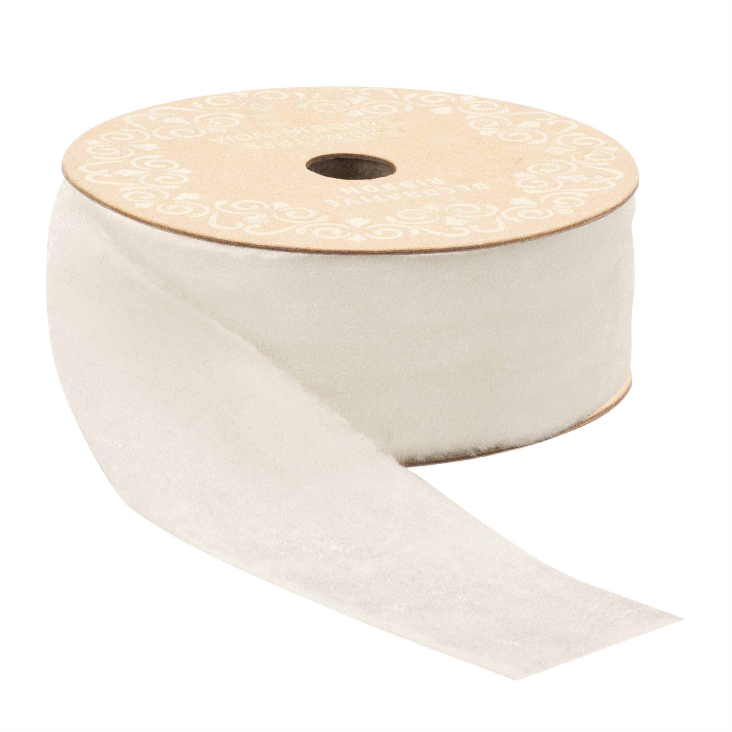 Raw edge velvet ribbon 2" x 10 yds.