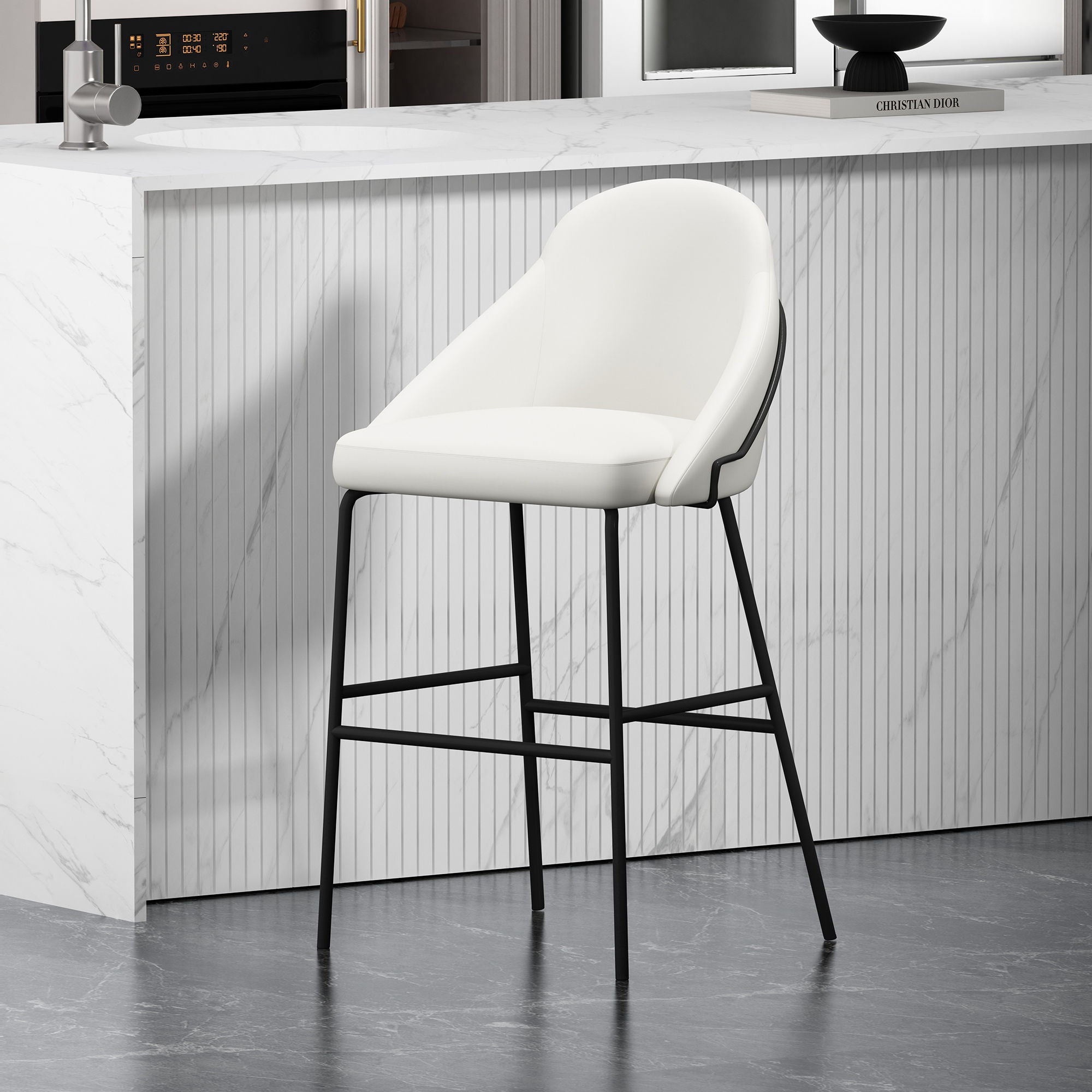 Gracie - Upholstered Barstool