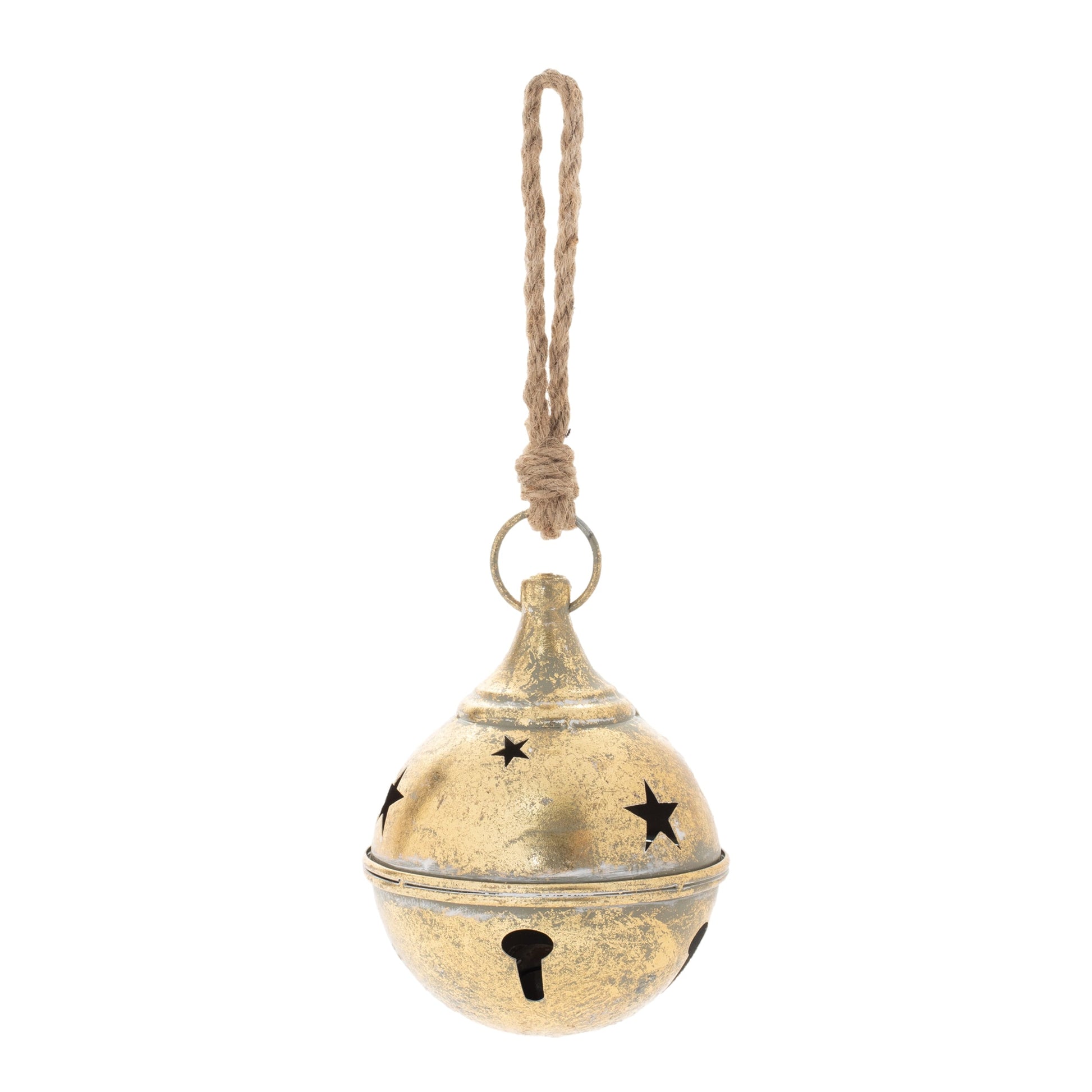 Distressed-Metal-Bell-Ornament-(Set-of-4)-Christmas-Ornaments