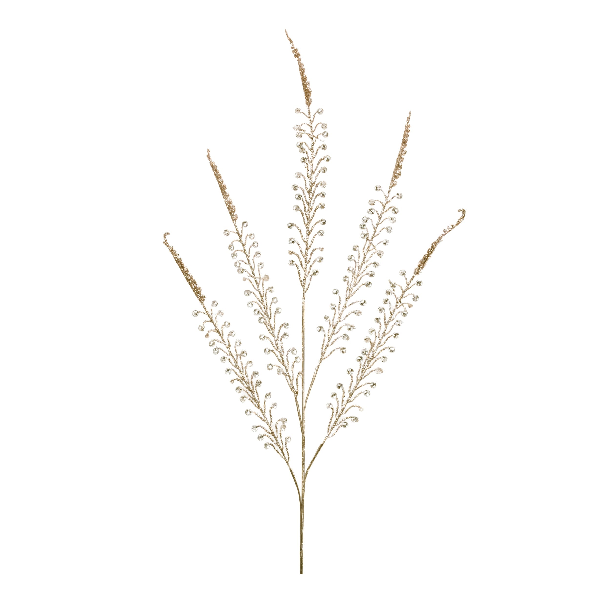 Beaded-Fern-Spray-(Set-of-2)-Artificial-Flowering-Plants