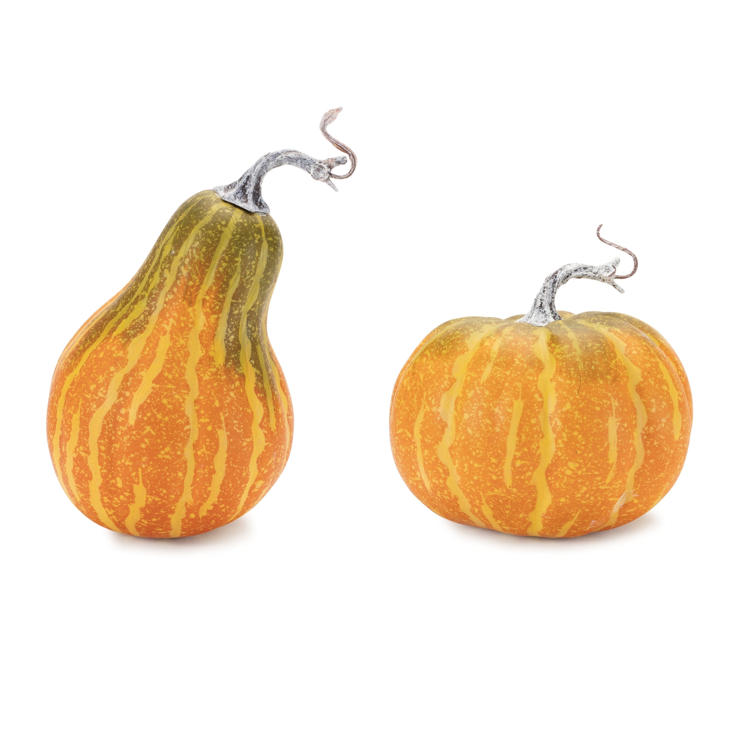 Foam-Pumpkin-and-Gourd-Decor-(Set-of-2)-Halloween-Decor