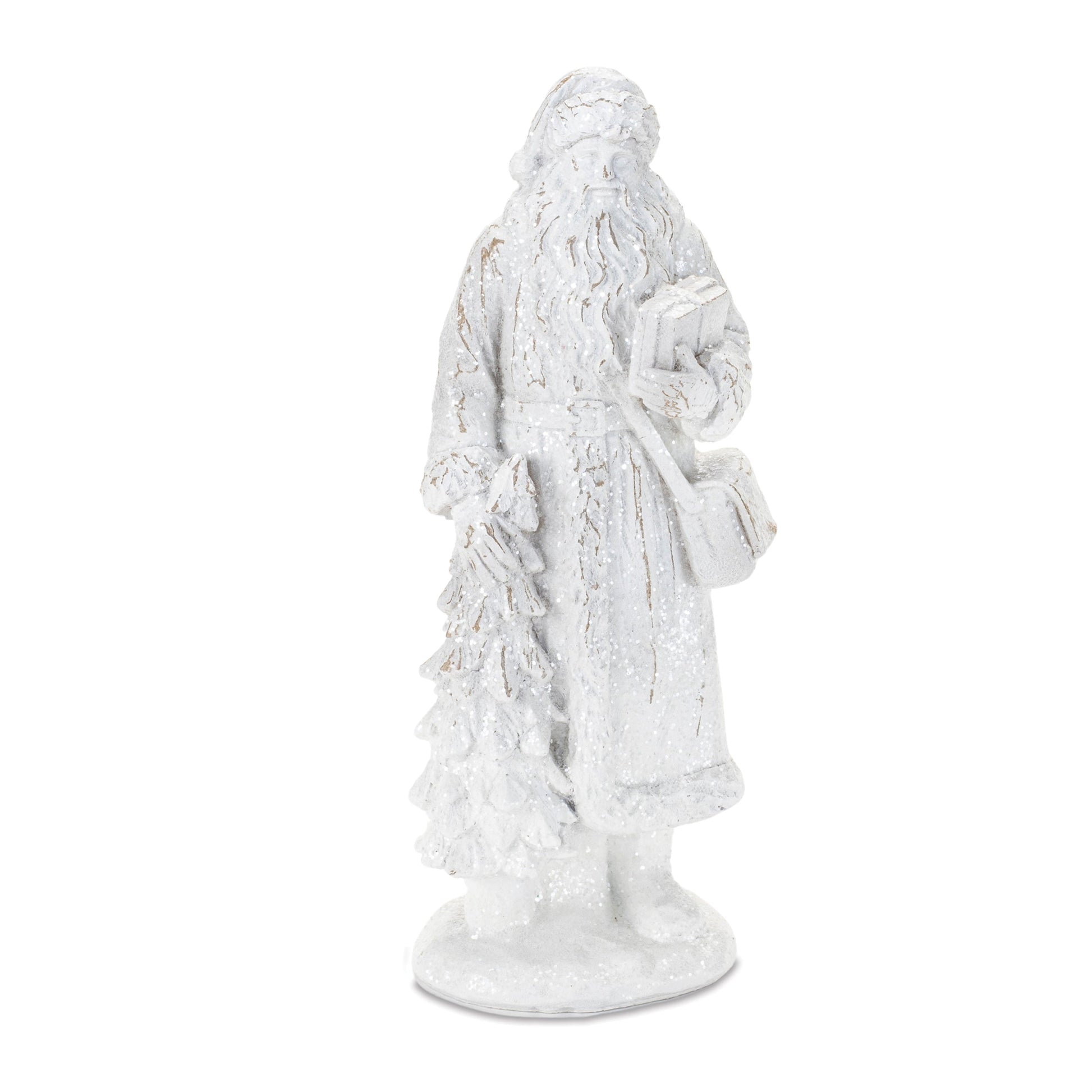 Glittered-Santa-Figurine-(Set-of-2)-Figurines