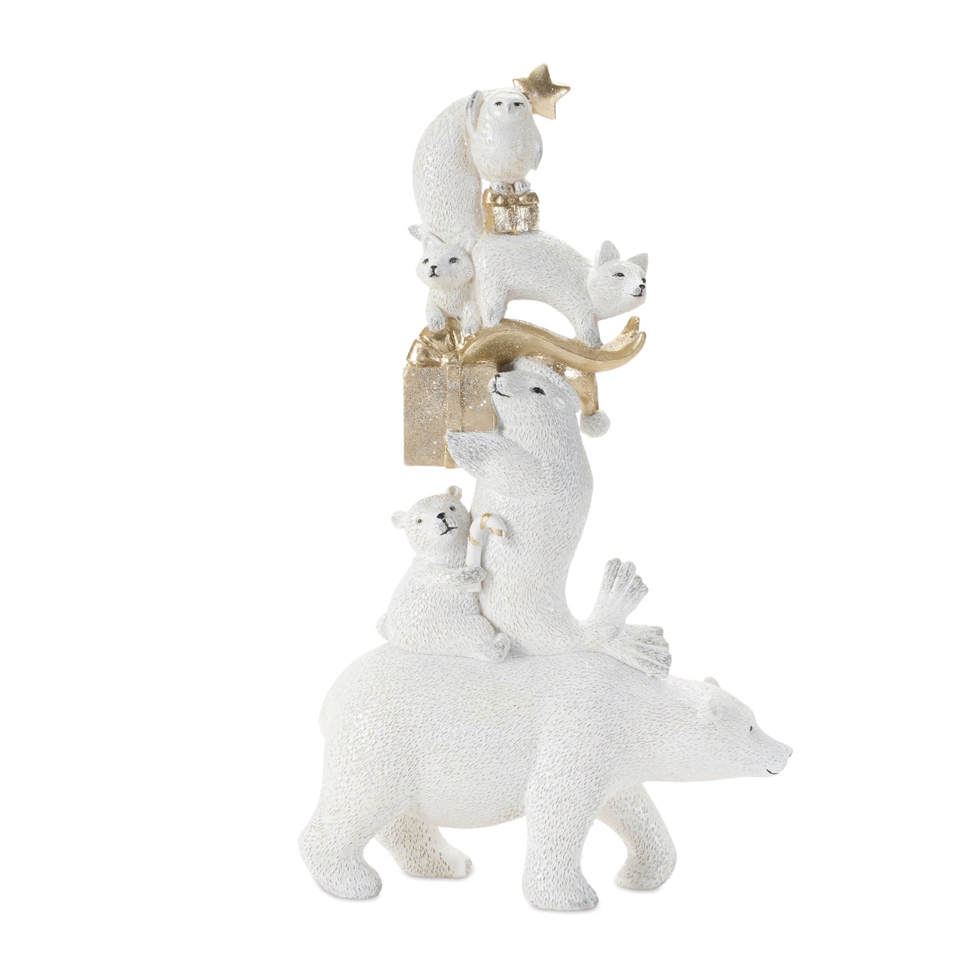 Winter-animal-stack-statue-(set-of-6)-Sculptures-&-Statues