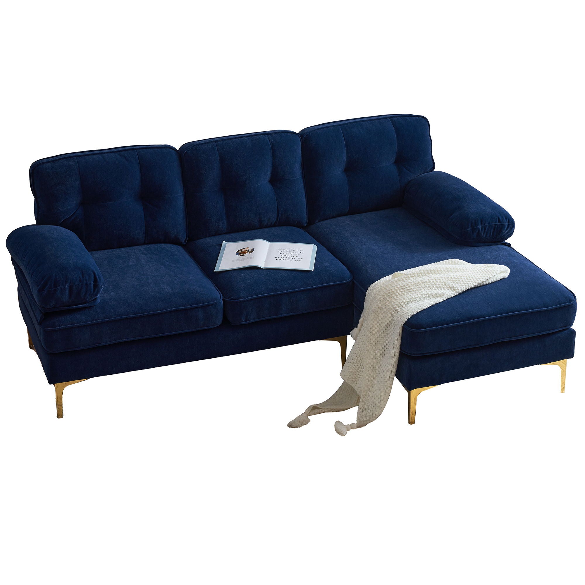 Modern L Shaped Sectional Sofa For Living Room