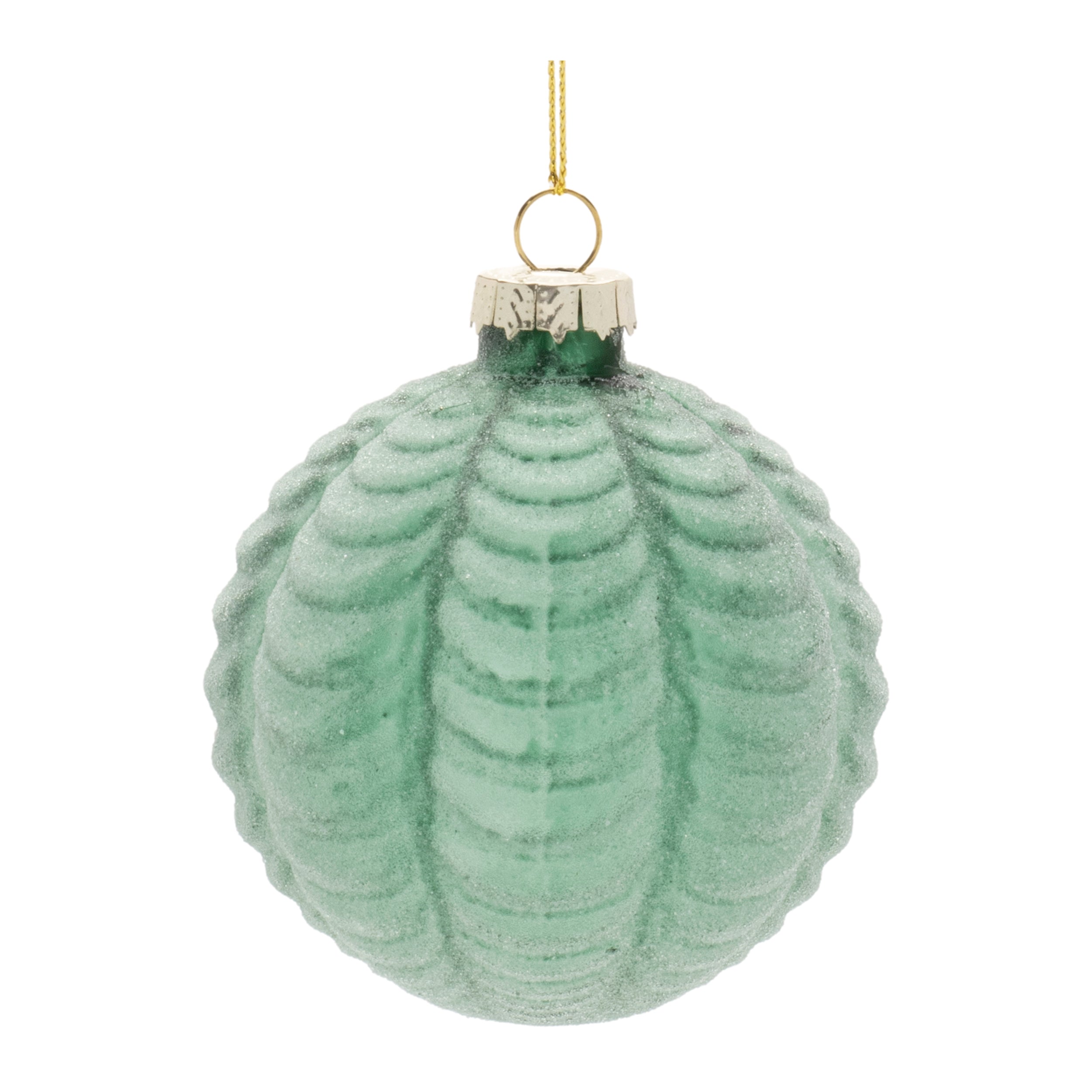 Frosted Glass Ball Ornament (Set of 12)
