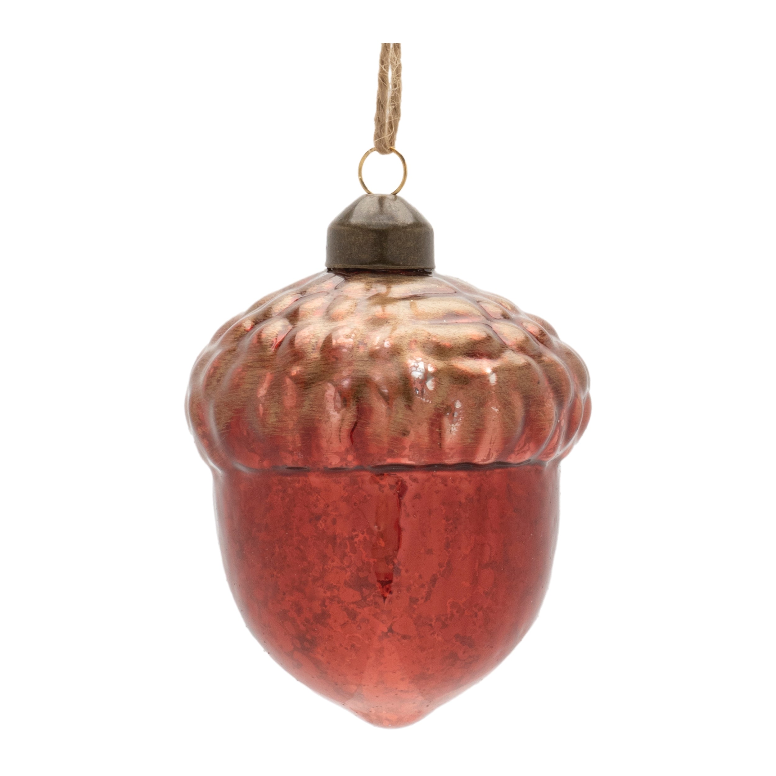 Mercury-Glass-Acorn-Ornament-(Set-of-6)-Christmas-Ornaments