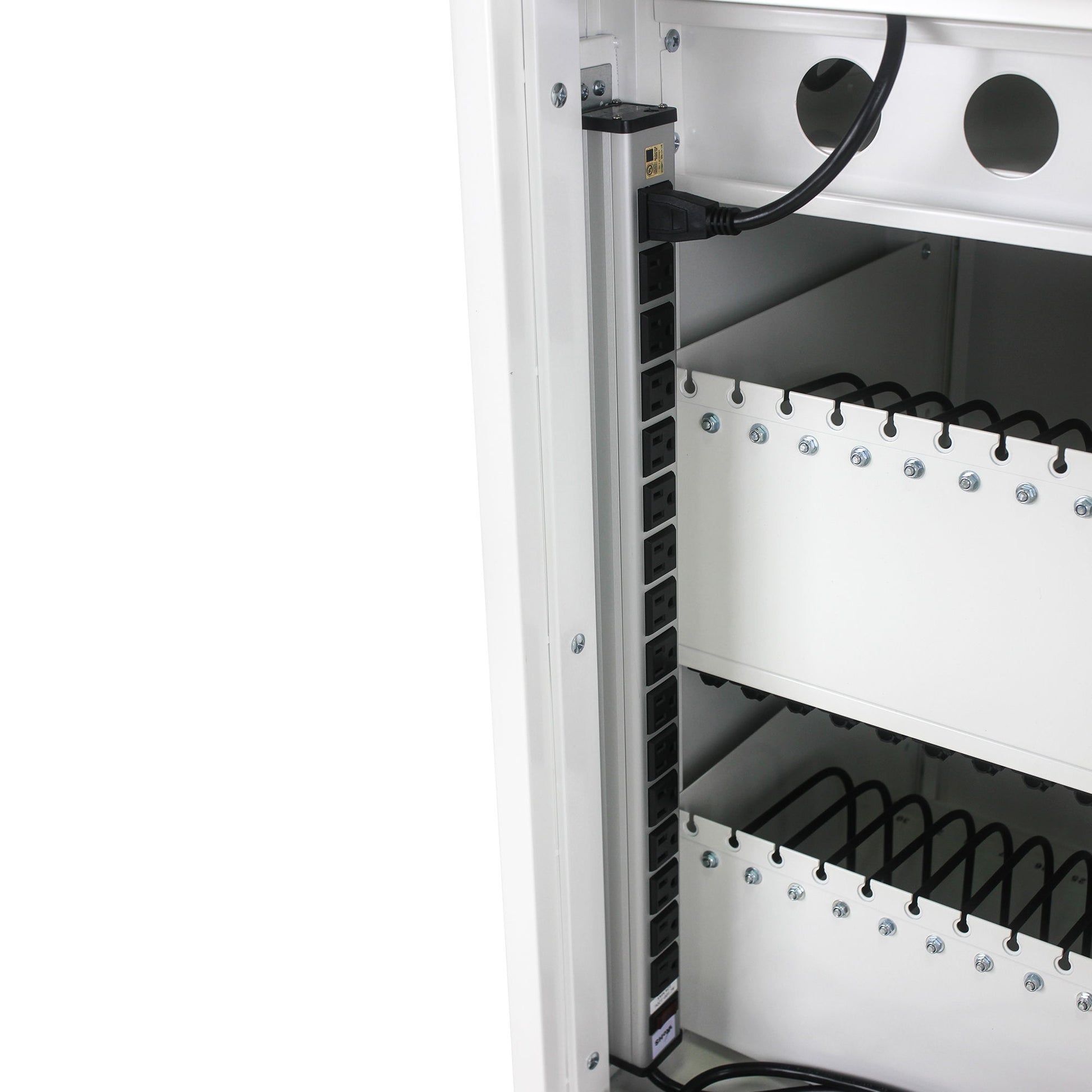 Mobile Charging Cart For Tablets Laptops 35, Device Capacity Matt Metal - Best Buy Furniture