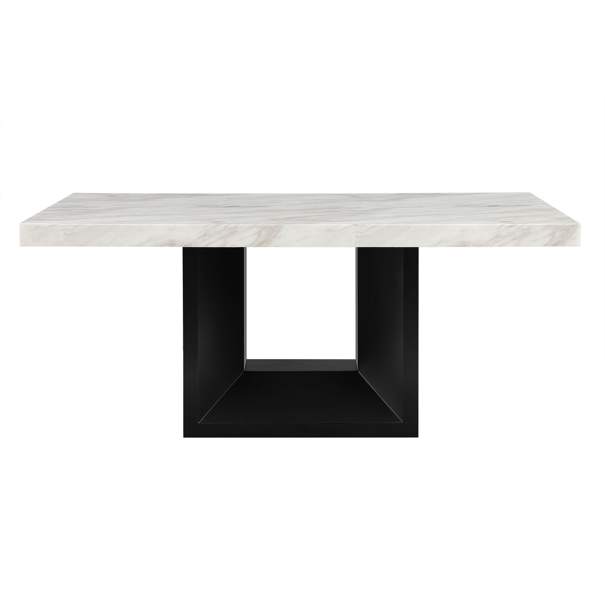 Sheena - 5 Piece Dining Table Set With Base And Chairs - Black