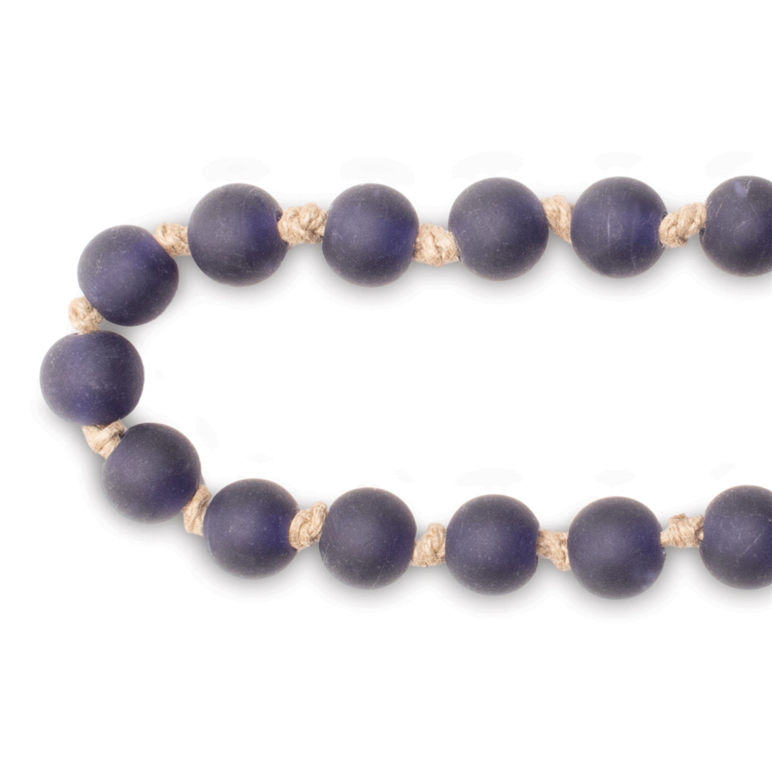 Frosted Glass Bead Garland (Set of 2)