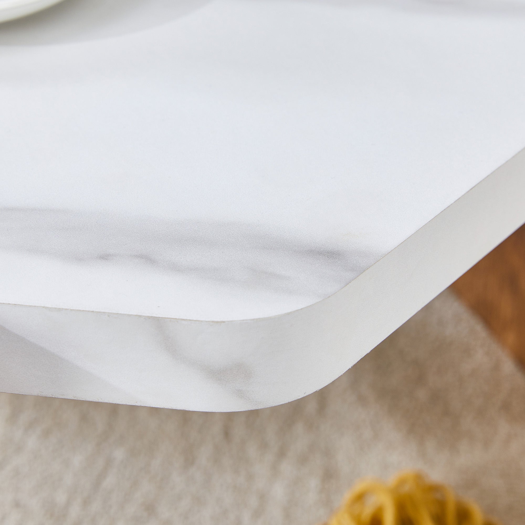 31-Inch Modern-Style Hexagonal Coffee Table