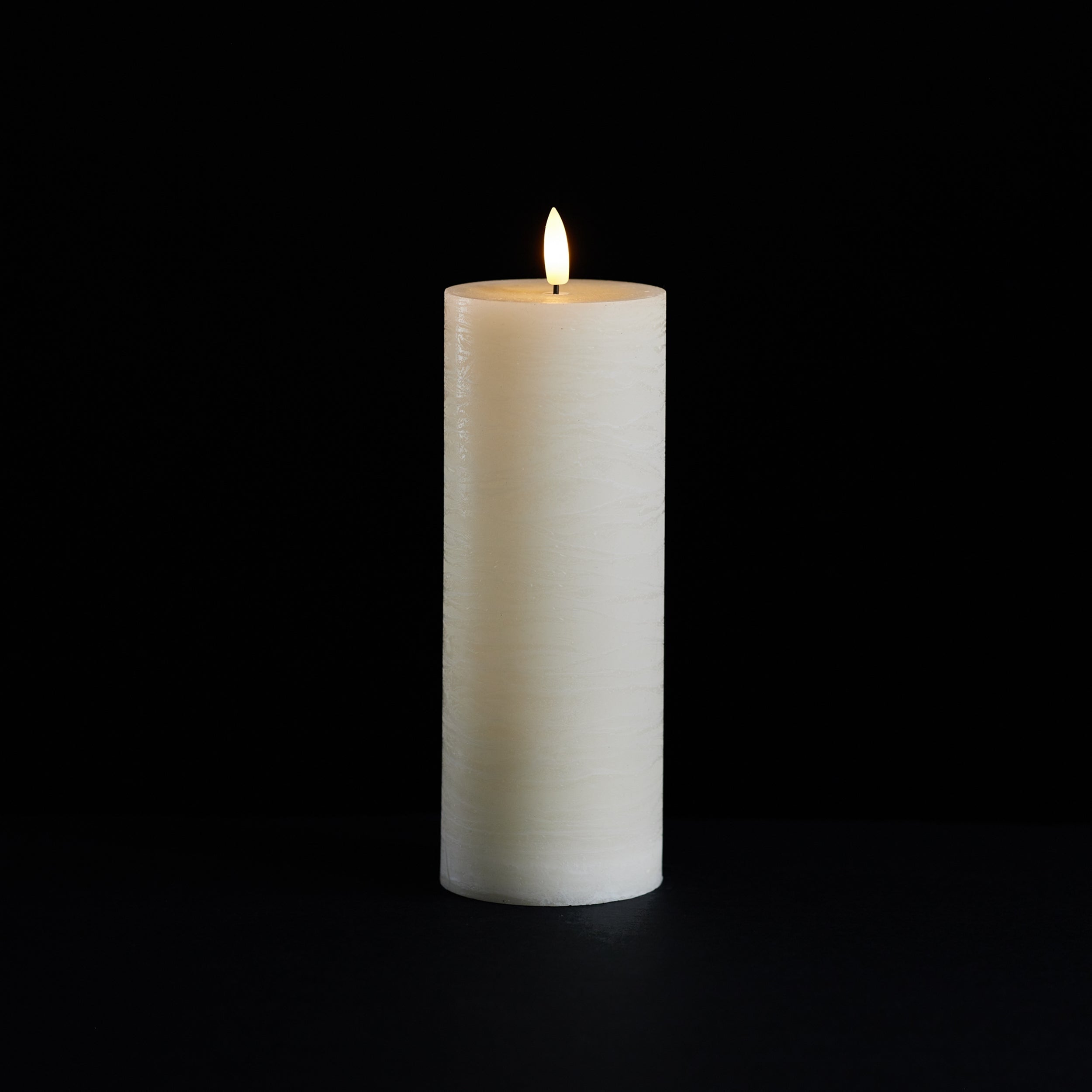 FIA Wick Ivory Pillar Candle (Set of 2)