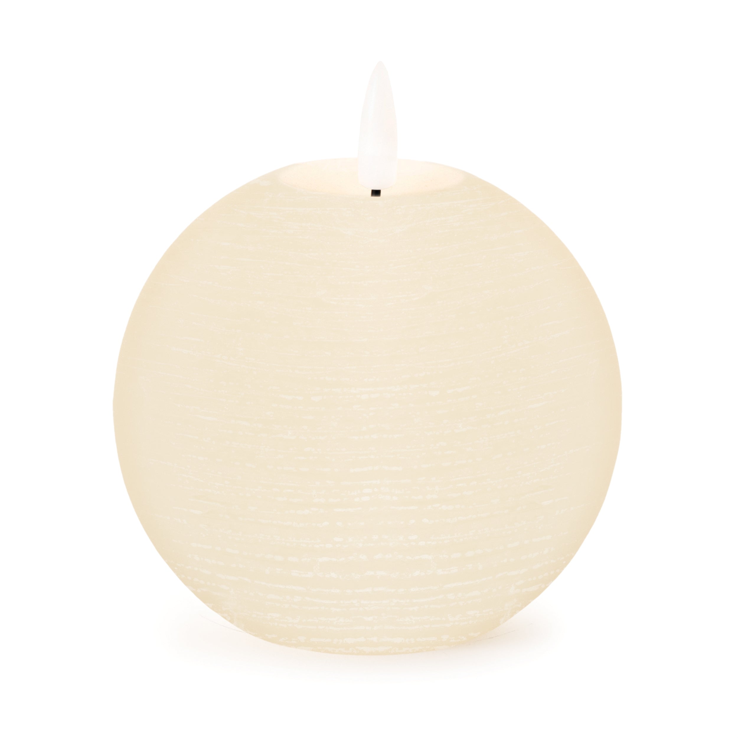 FIA Wick Ivory Round Candle (Set of 2)