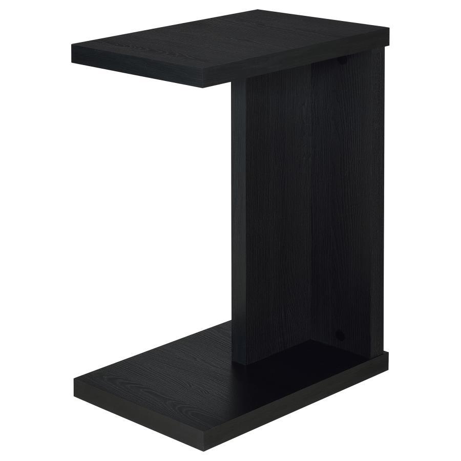 Clower - Engineered Wood C-Shaped Sofa Side Table