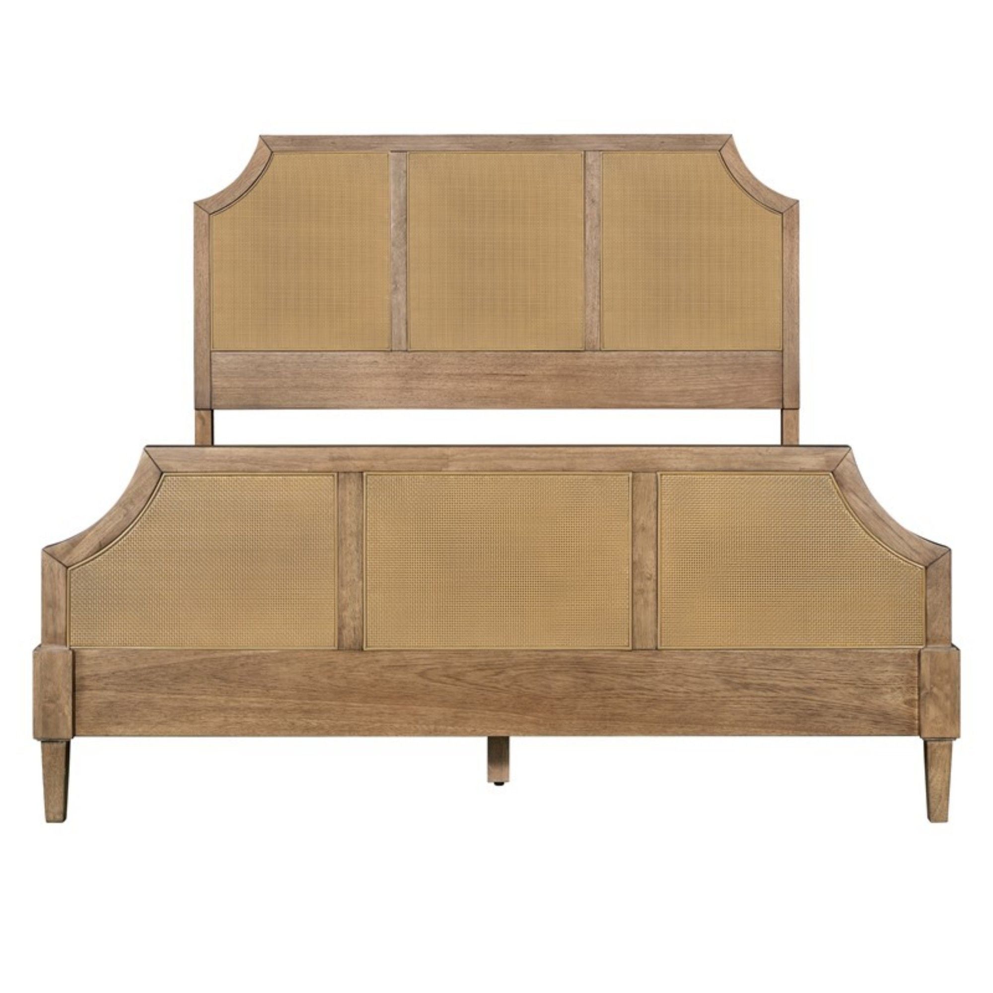 Lily Pond - Queen Platform Bed Toasted - Natural