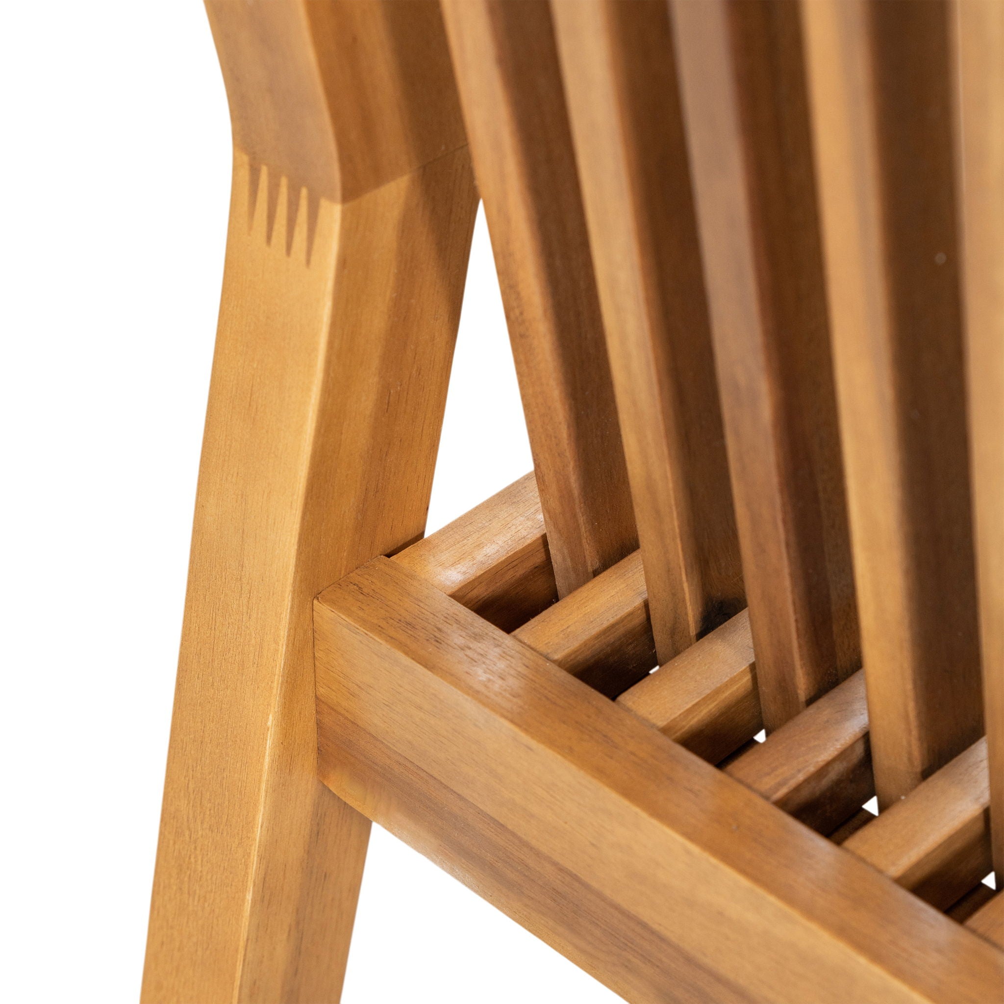 5 Piece Patio Furniture Set Acacia Wood Table And 4 Heavy Duty Cushioned Chairs