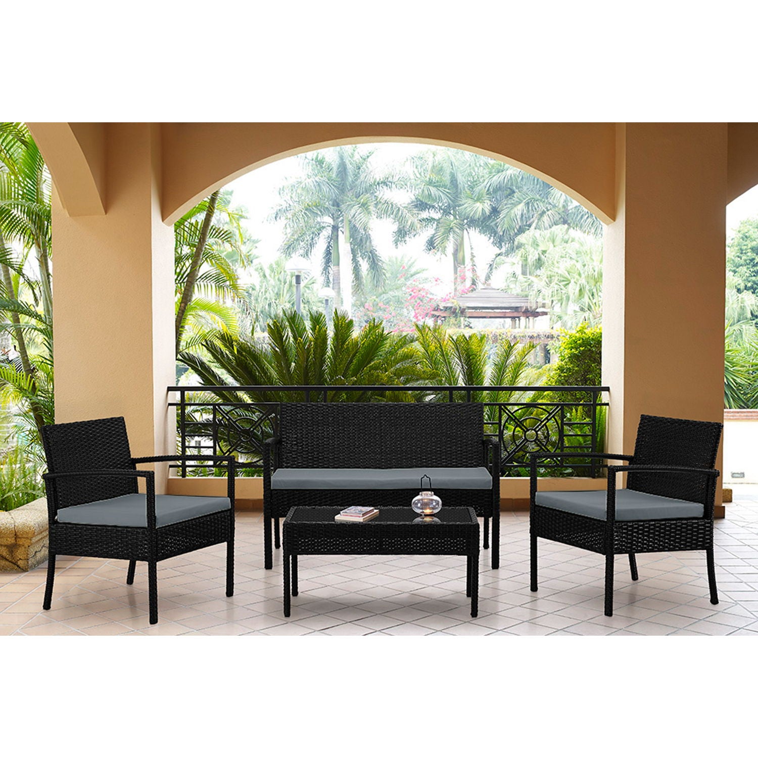 Noli - 4 Piece Outdoor Conversation Set