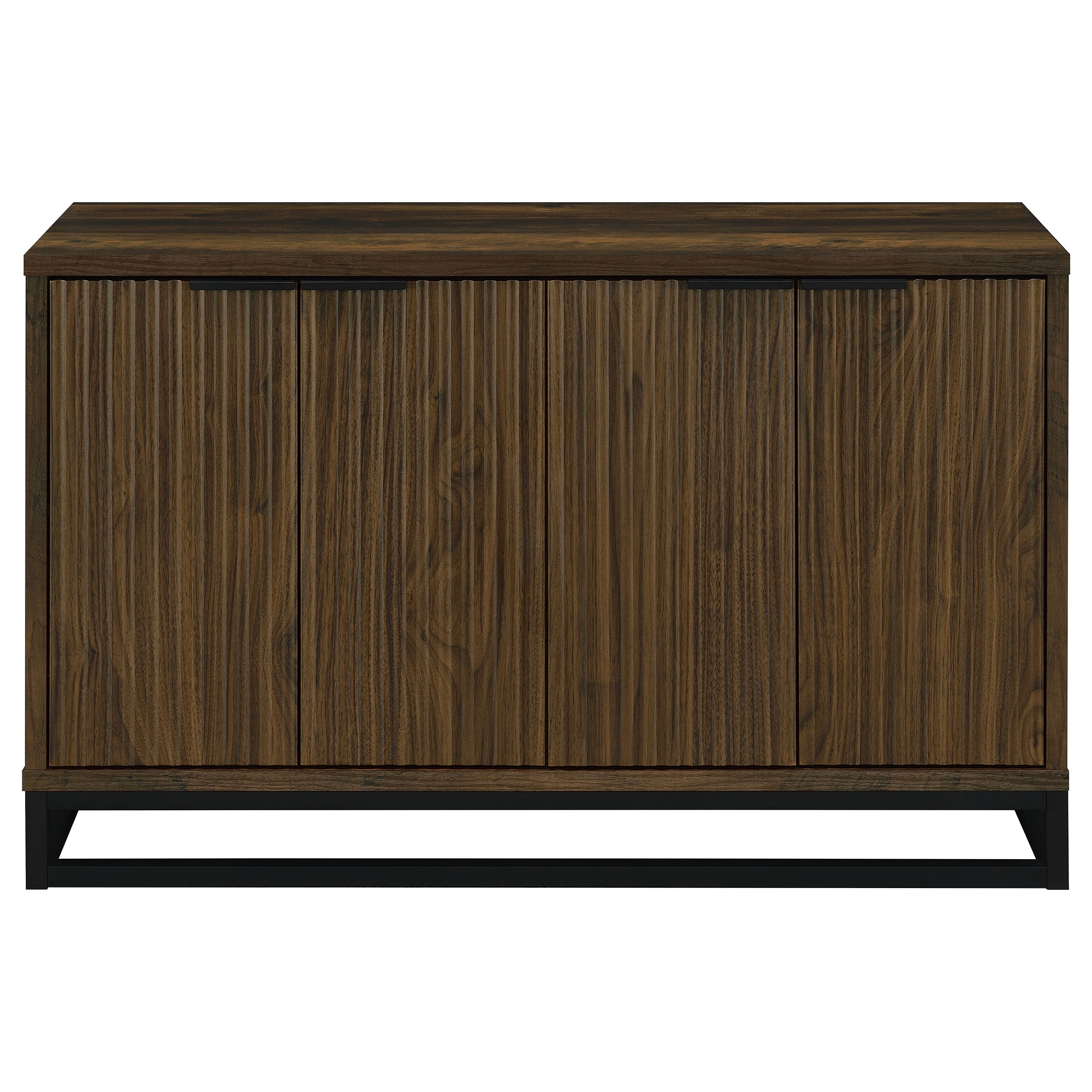 Ryatt 4-door Engineered Wood Accent Cabinet Dark Pine-