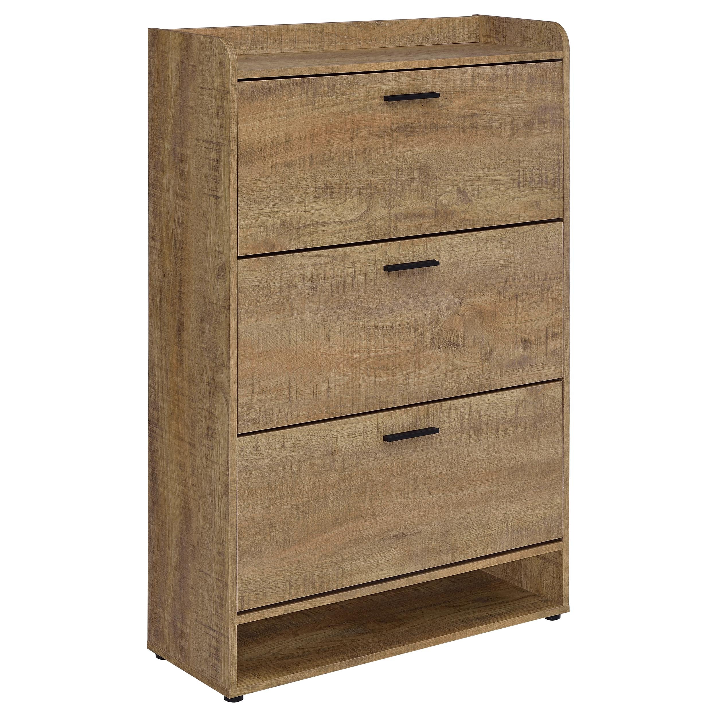 Denia 3-tier Engineered Wood Shoe Cabinet Mango-