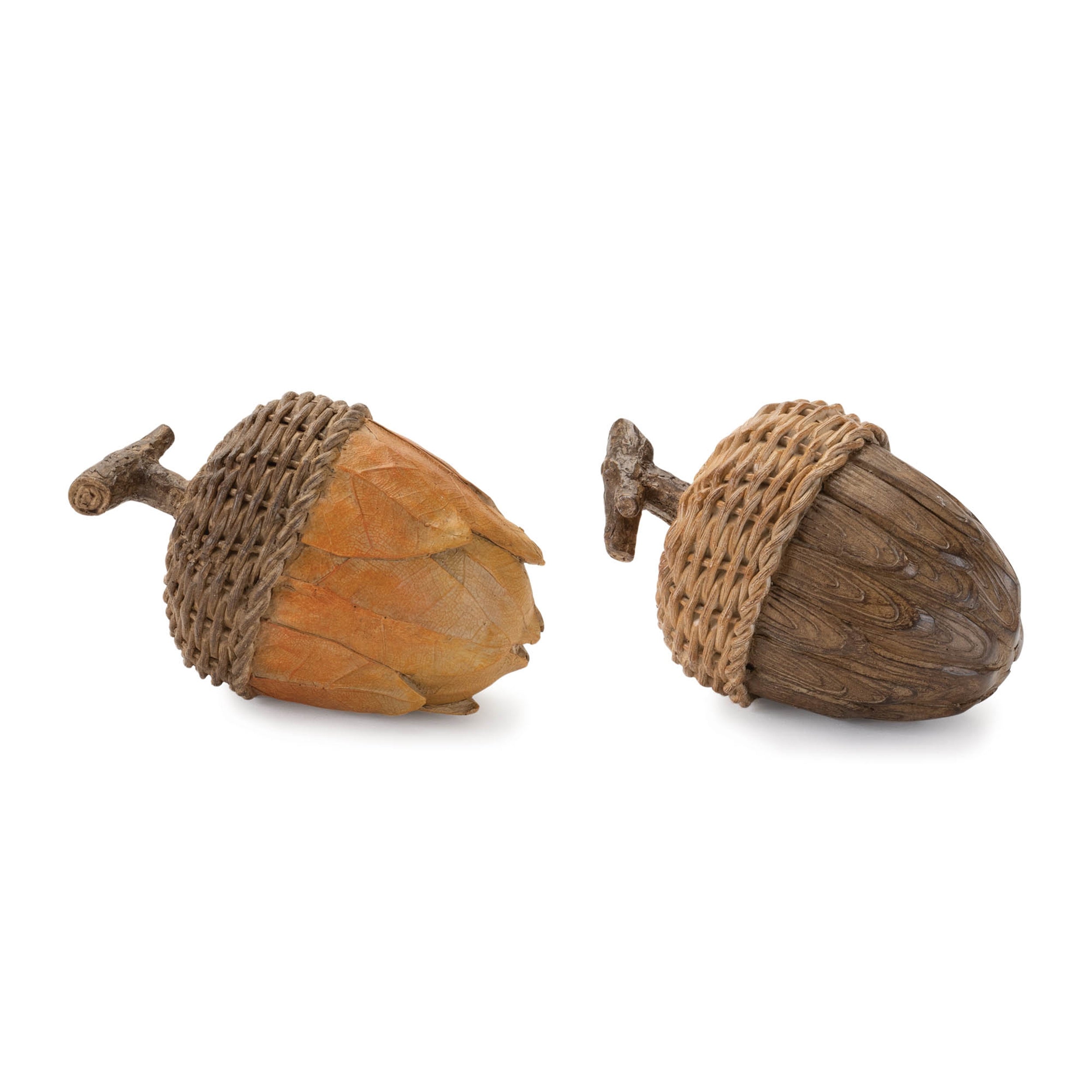 Wicker-top-design-acorn-décor-(set-of-2)-Fall-Decor