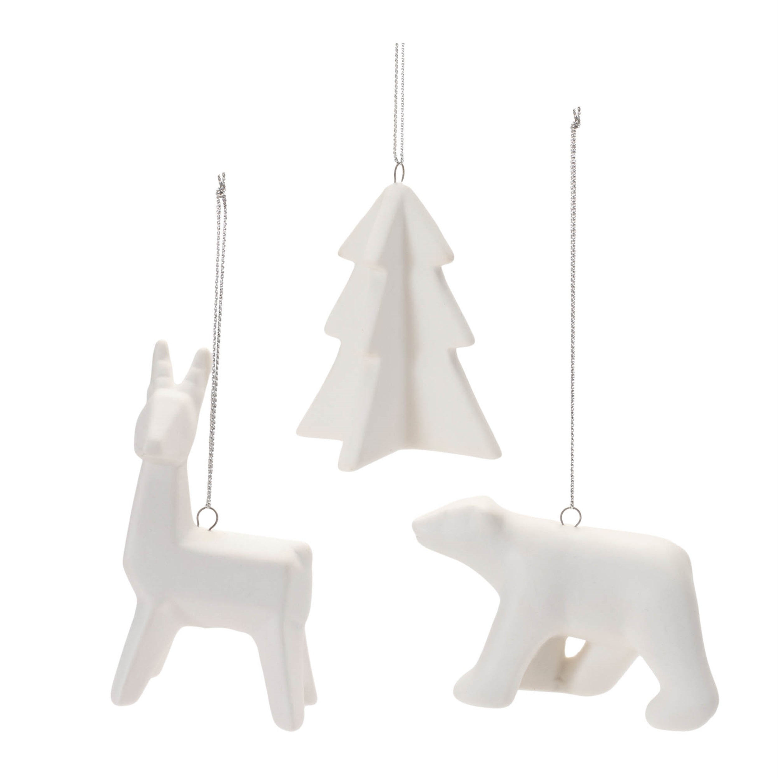 Modern-Ceramic-Animal-Ornaments-(Set-of-6)-Christmas-Ornaments