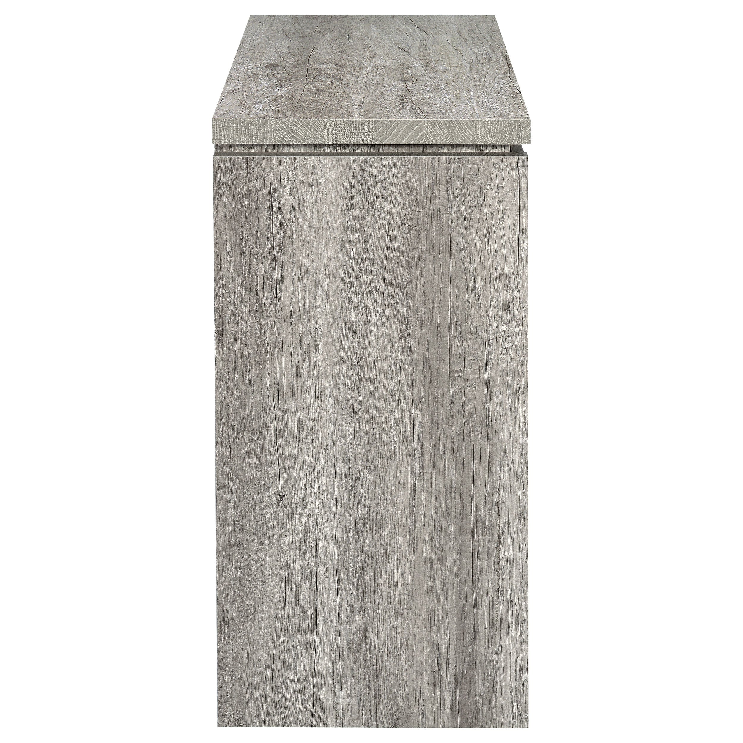 Enoch 2-door Engineered Wood Accent Cabinet Grey Driftwood-CoasterEveryday