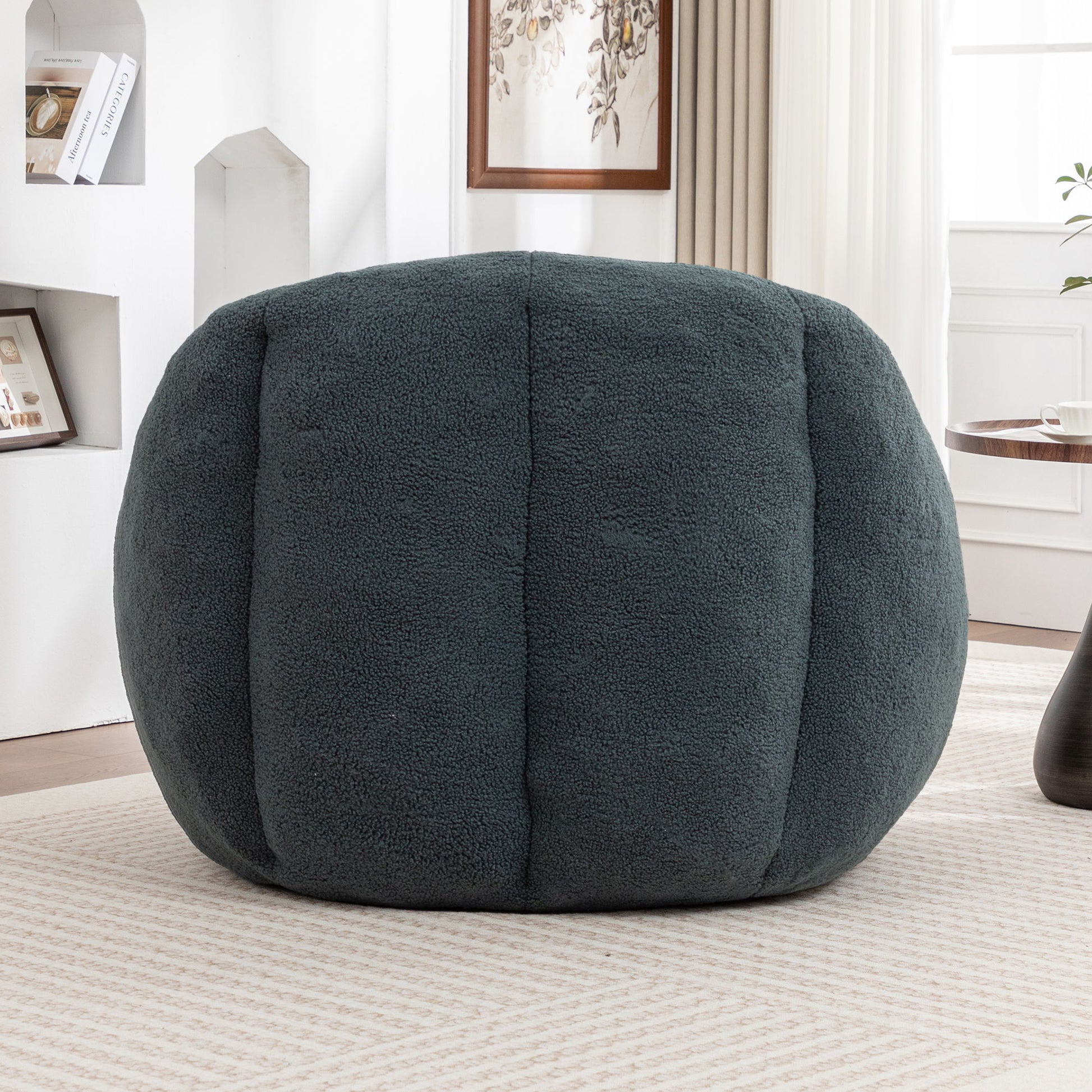 Comfy Bean Bag Chair With Memory Foam Filler, Tufted Soft - Best Buy Furniture